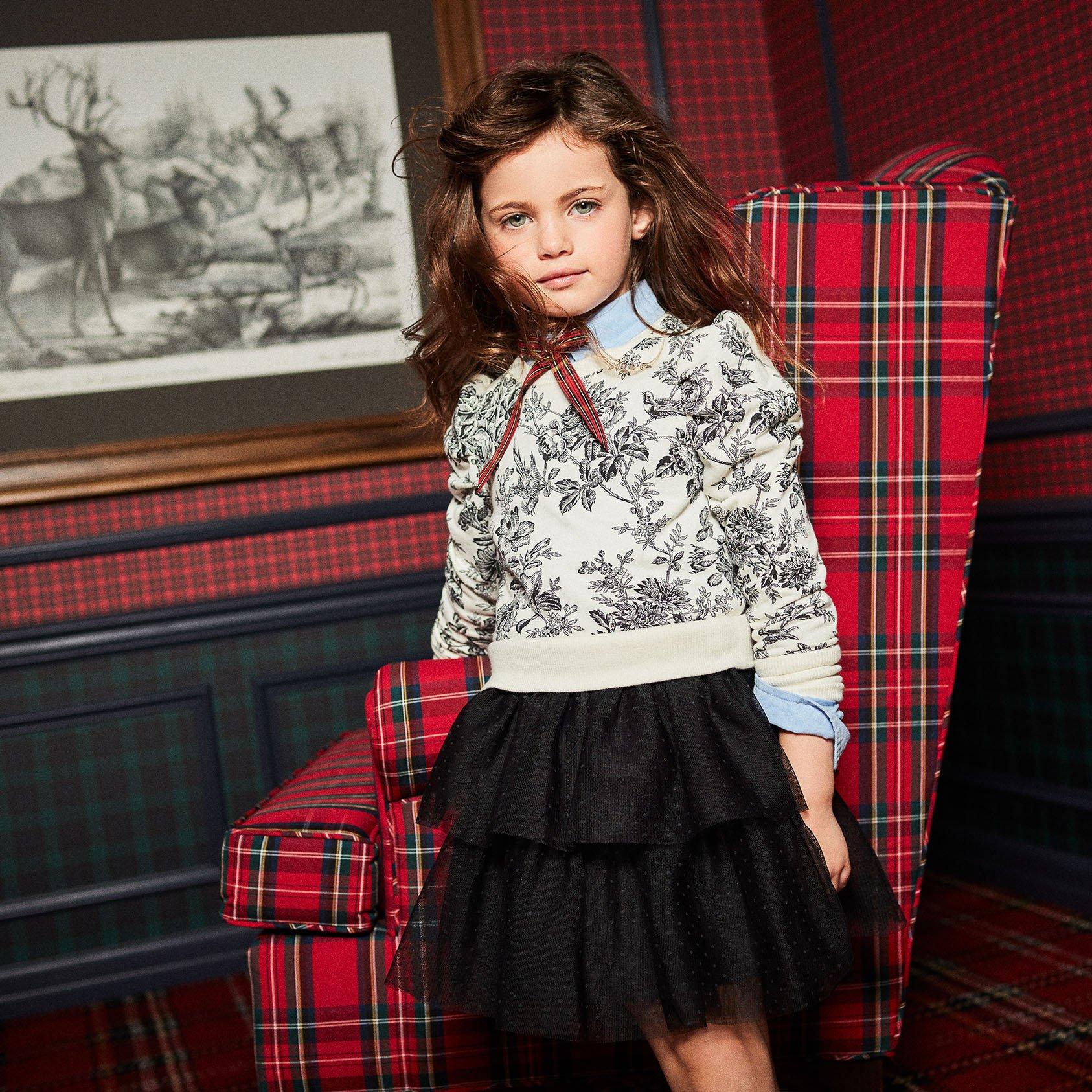 Toile Puff Sleeve Sweatshirt image number 3