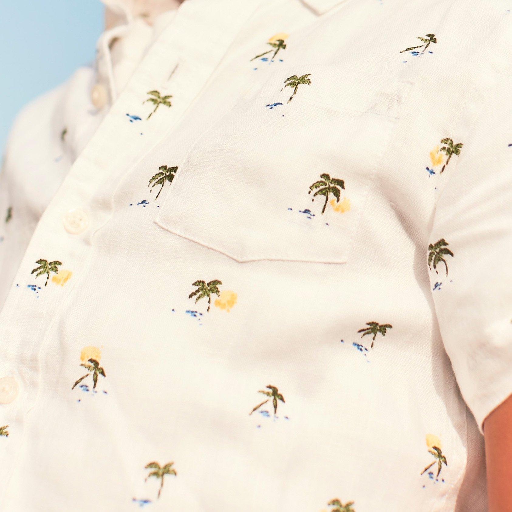 Palm Linen Shirt image number 4