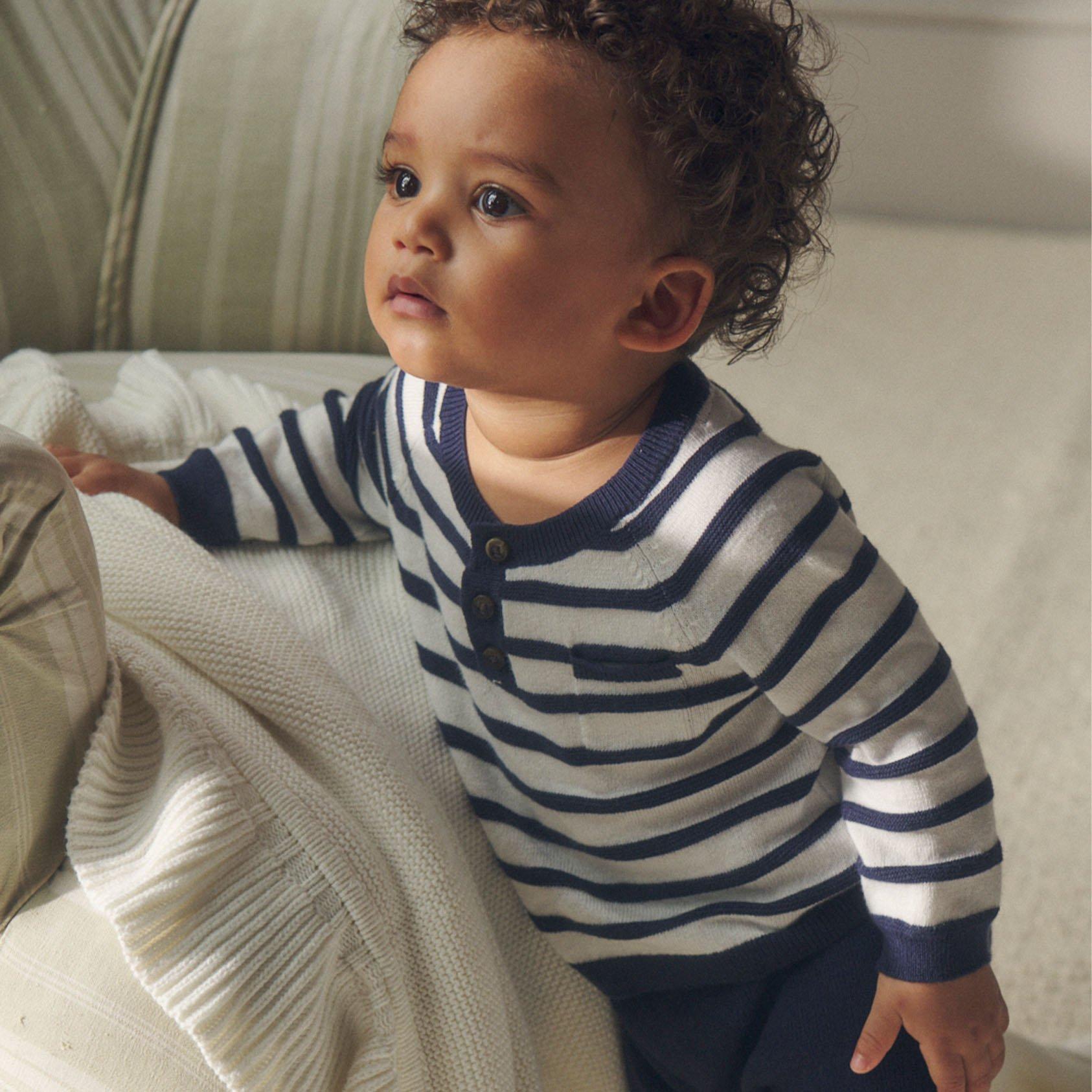 Baby Striped Sweater  image number 1