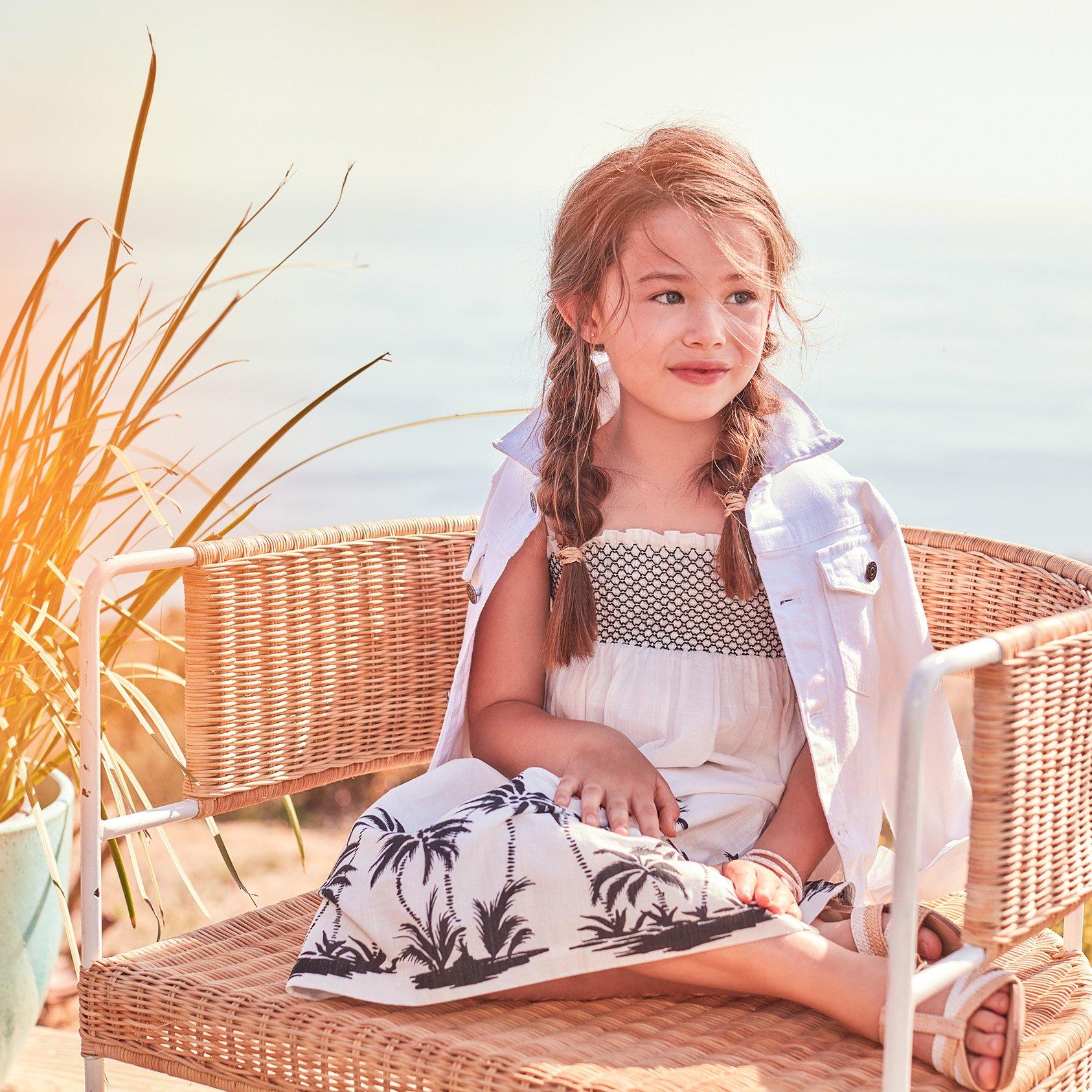 Smocked Palm Dress image number 3