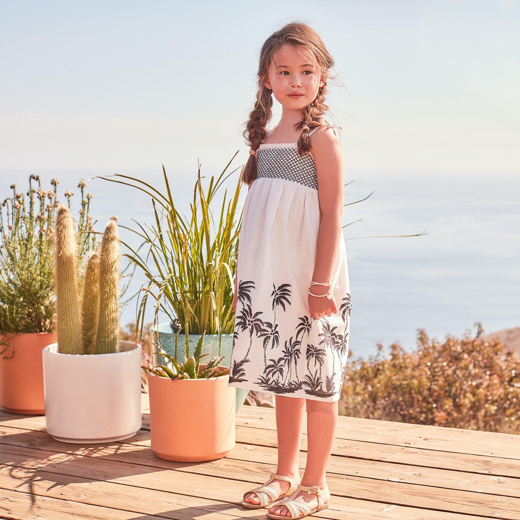 Smocked Palm Dress image number 1