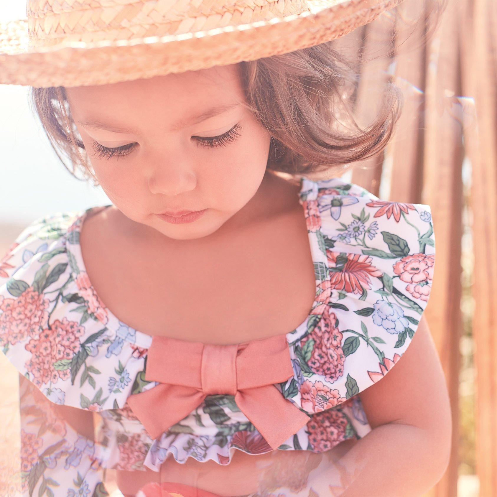 Floral Bow 2-Piece Swimsuit image number 3