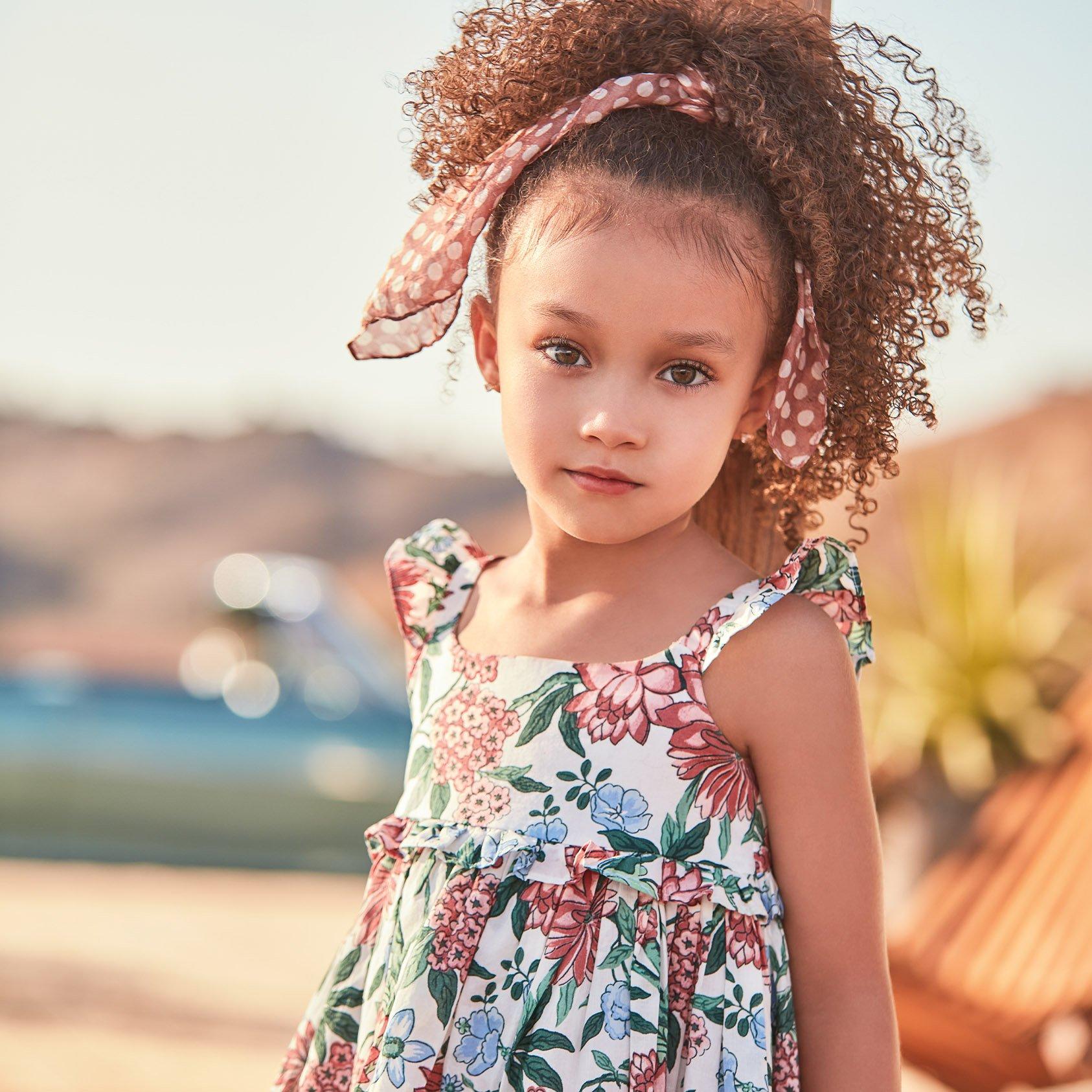 Floral Flutter Strap Dress image number 3
