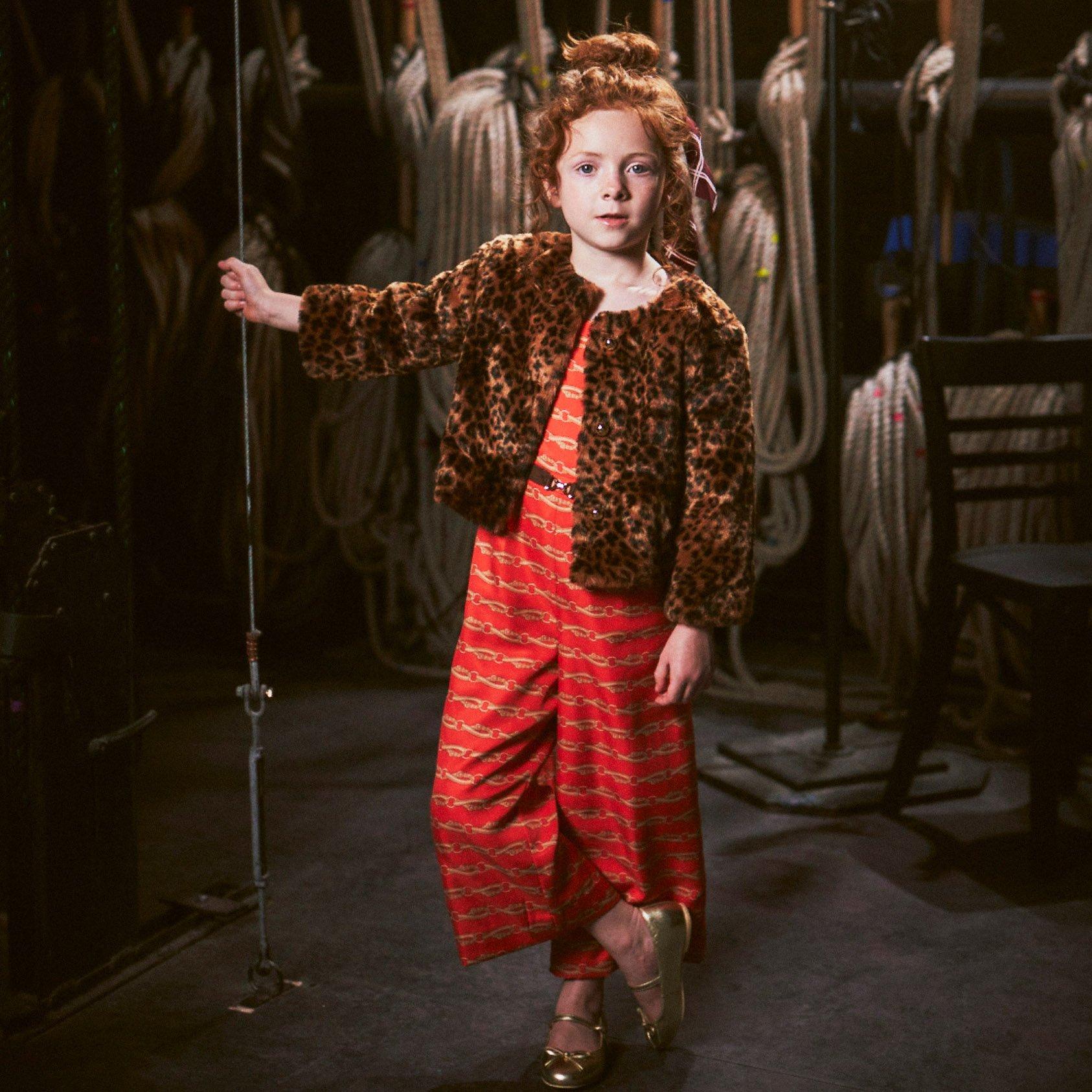 Faux Fur Leopard Jacket  image number 3