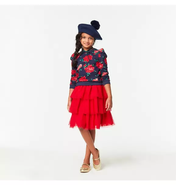 American Girl® x Janie and Jack Wrapped In Roses Party Top image number 1