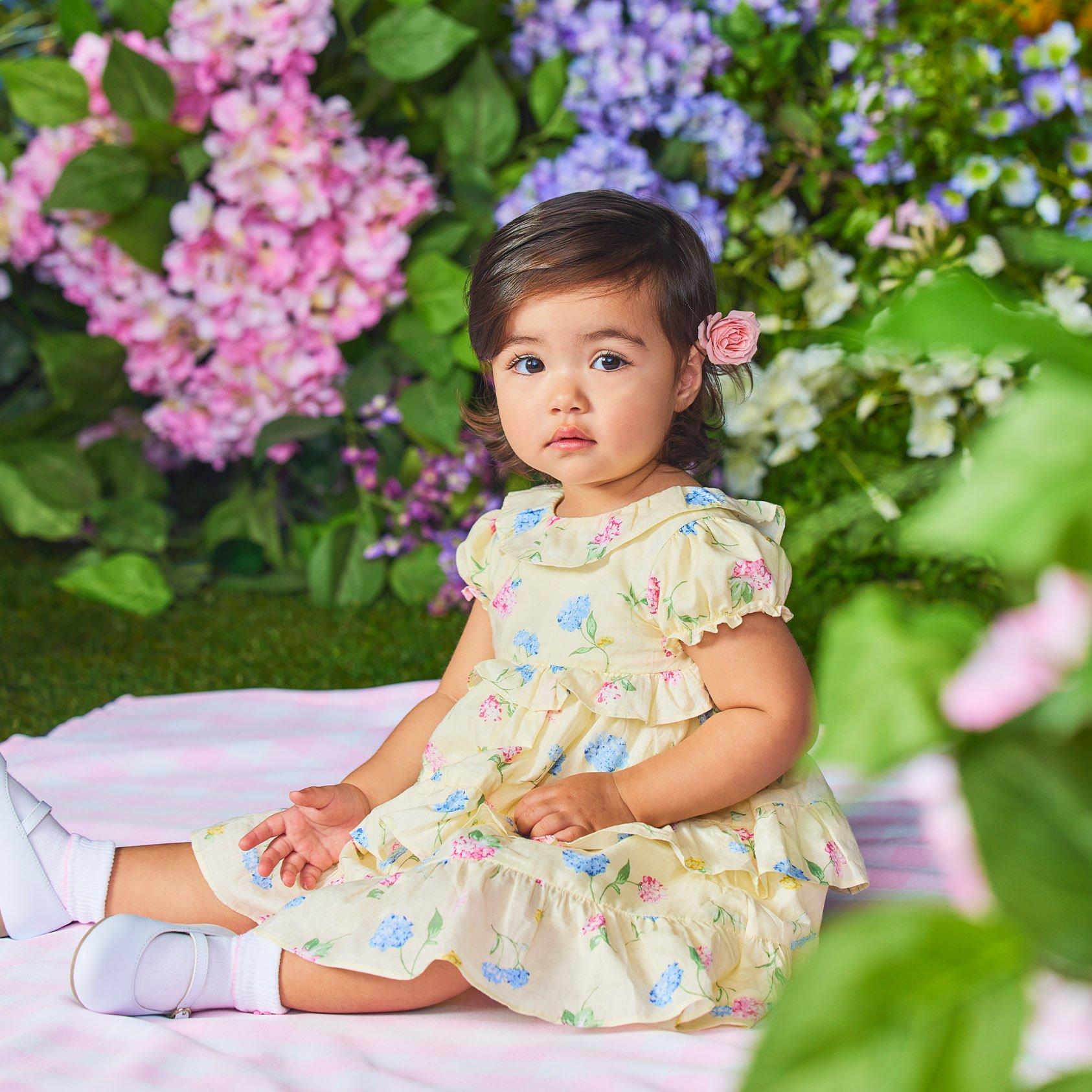 Frilly baby dresses top
