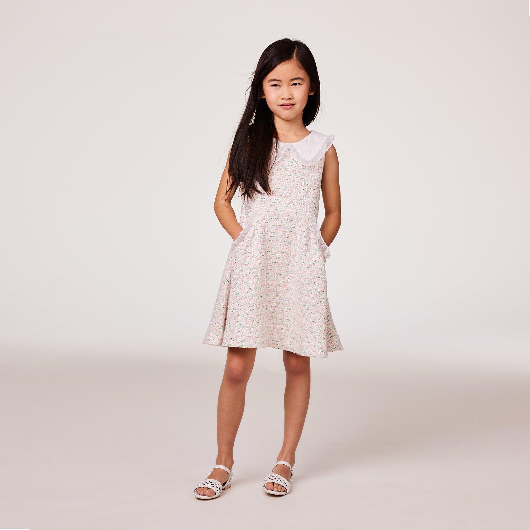 Boucle Collared Dress image number 0