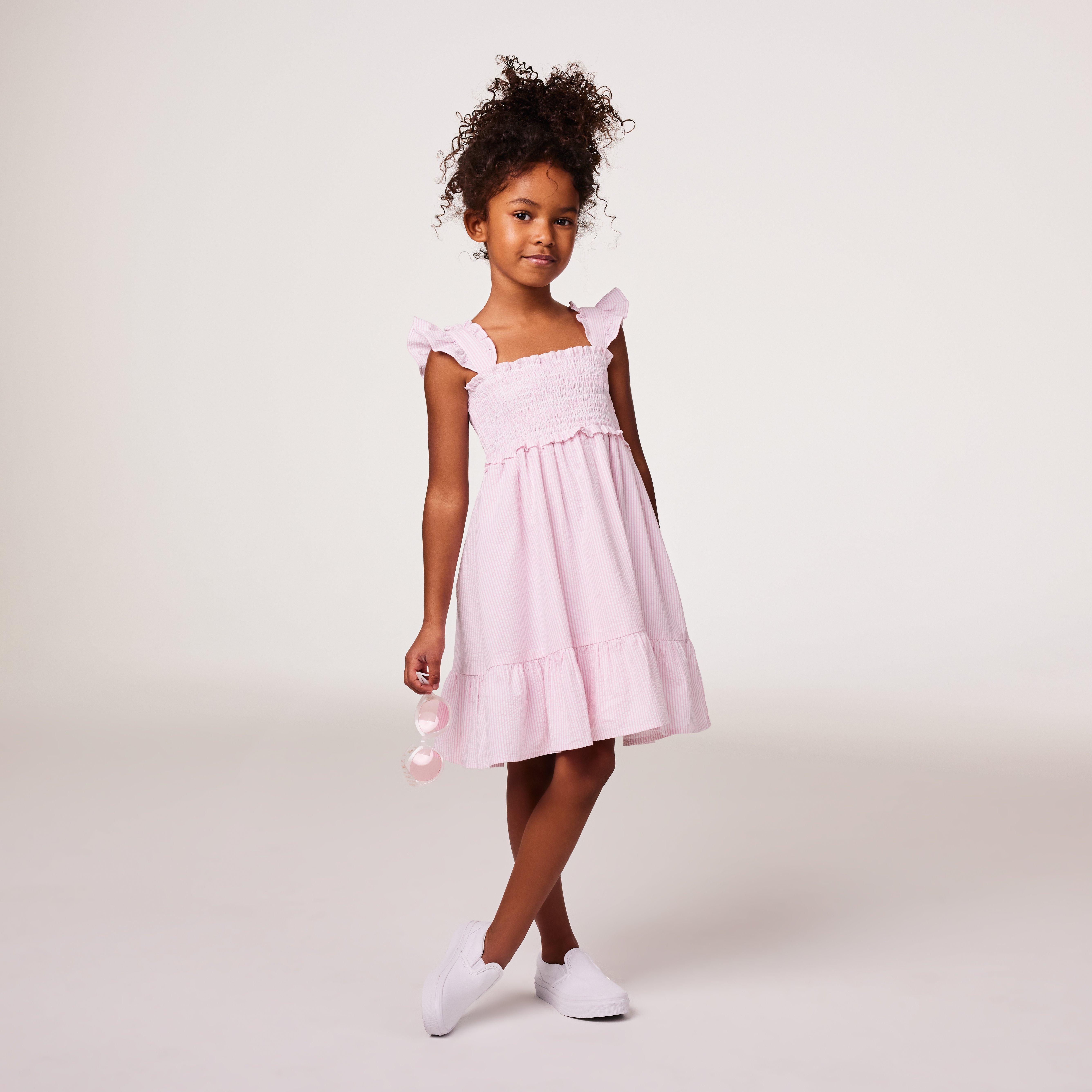 The Emily Seersucker Smocked Sundress image number 0