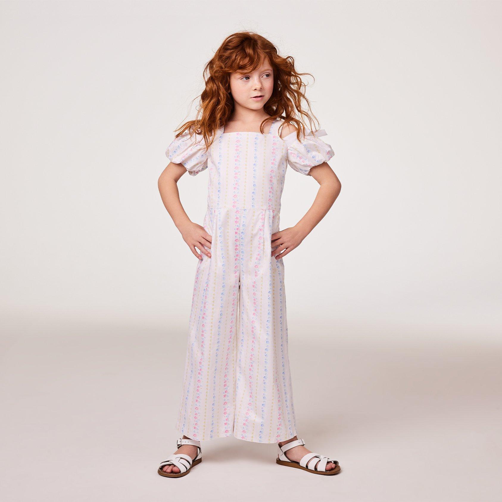 Floral Striped Jumpsuit image number 0