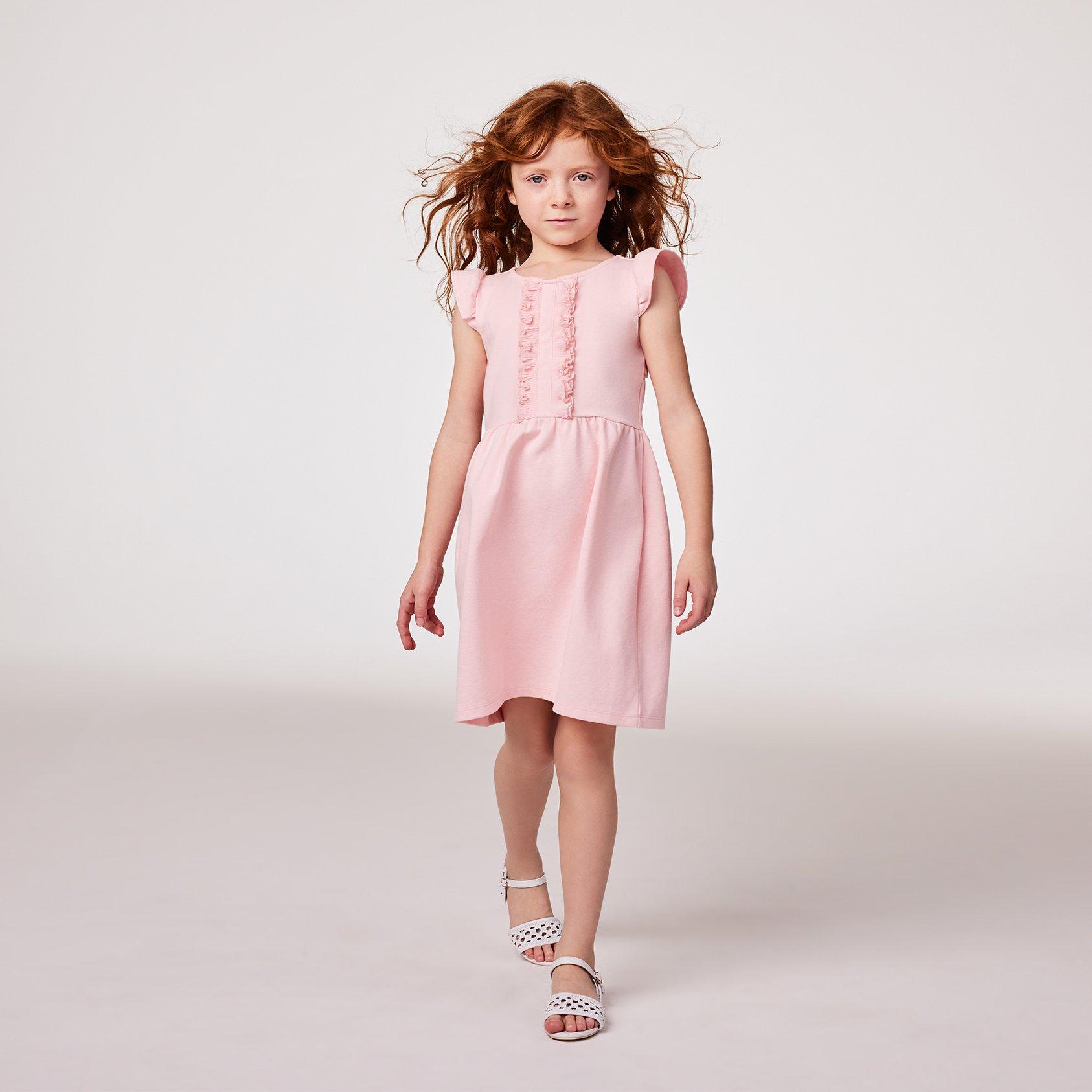 Ruffle Trim Ponte Dress image number 0