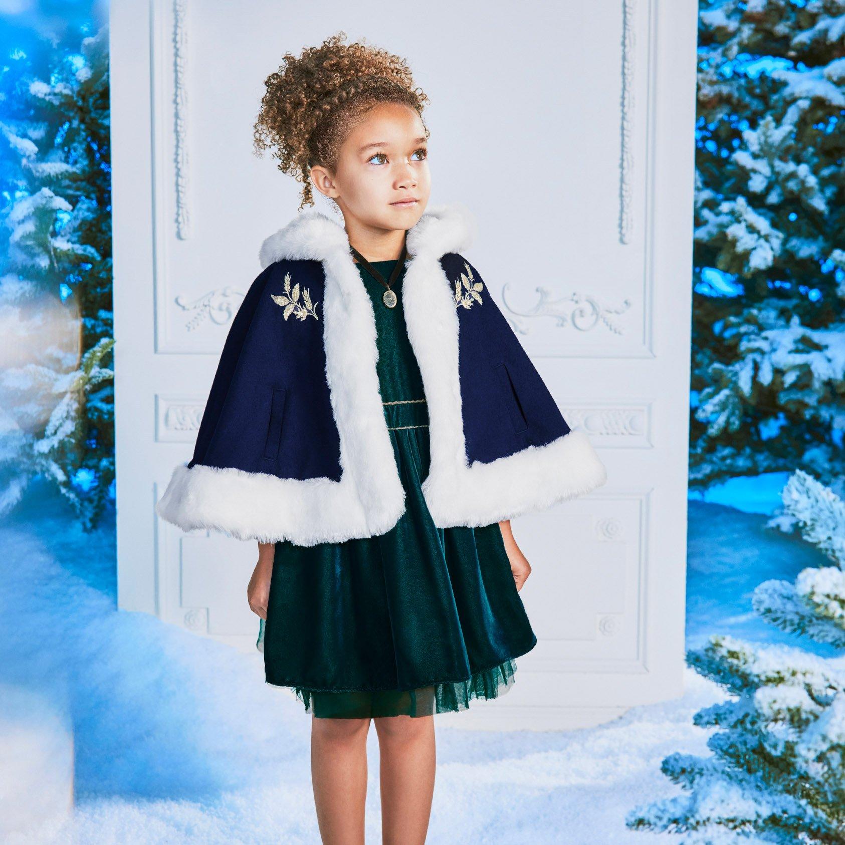 Disney Frozen Faux Fur Cape image number 1