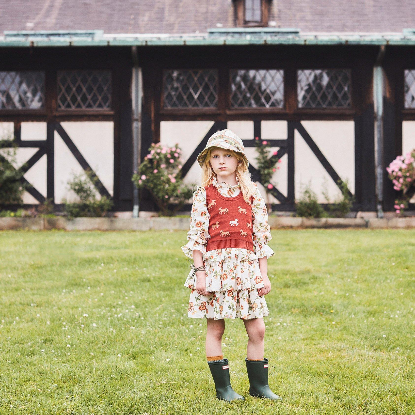 Floral Tiered Ruffle Dress image number 3