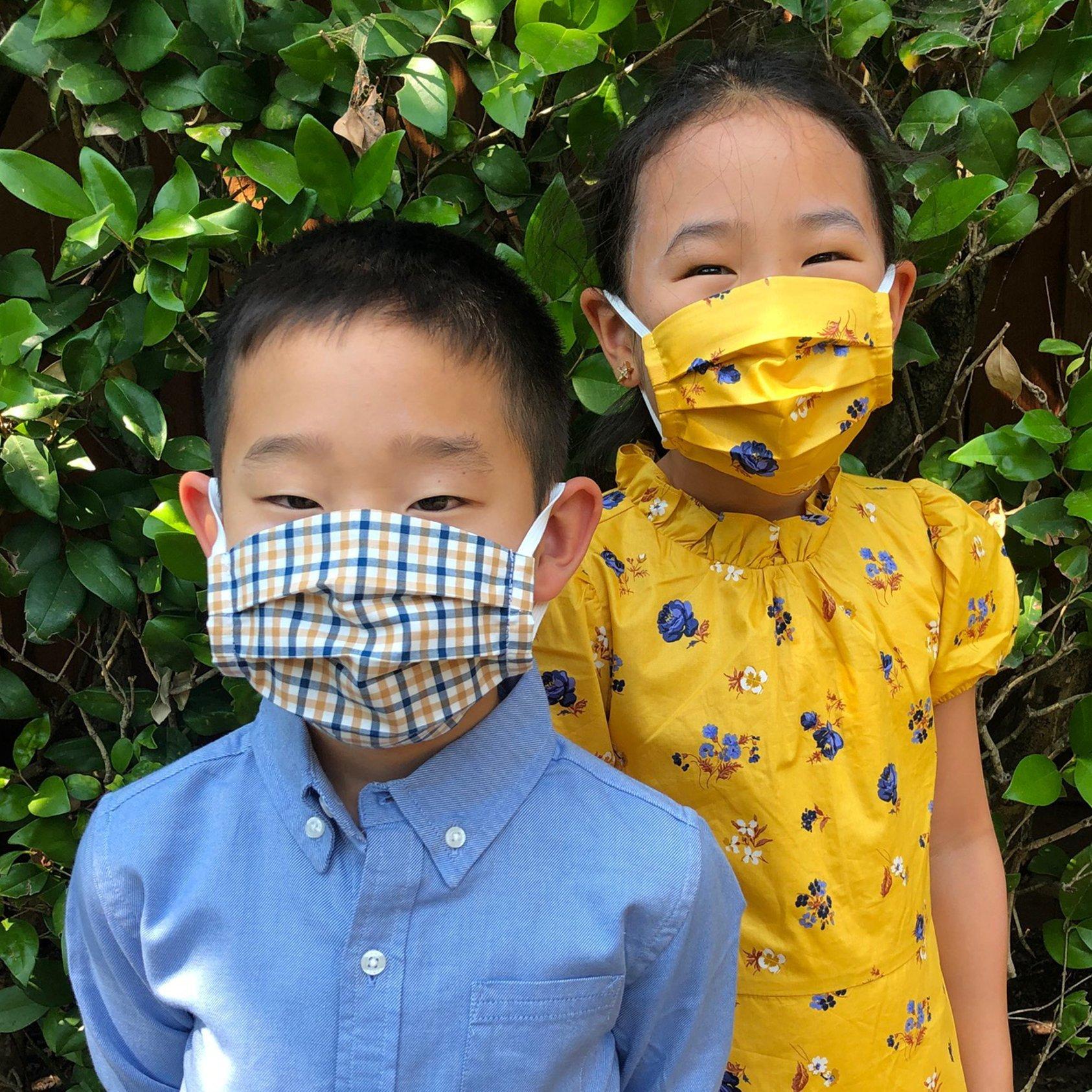 Kid Plaid Mask 2-Pack image number 1