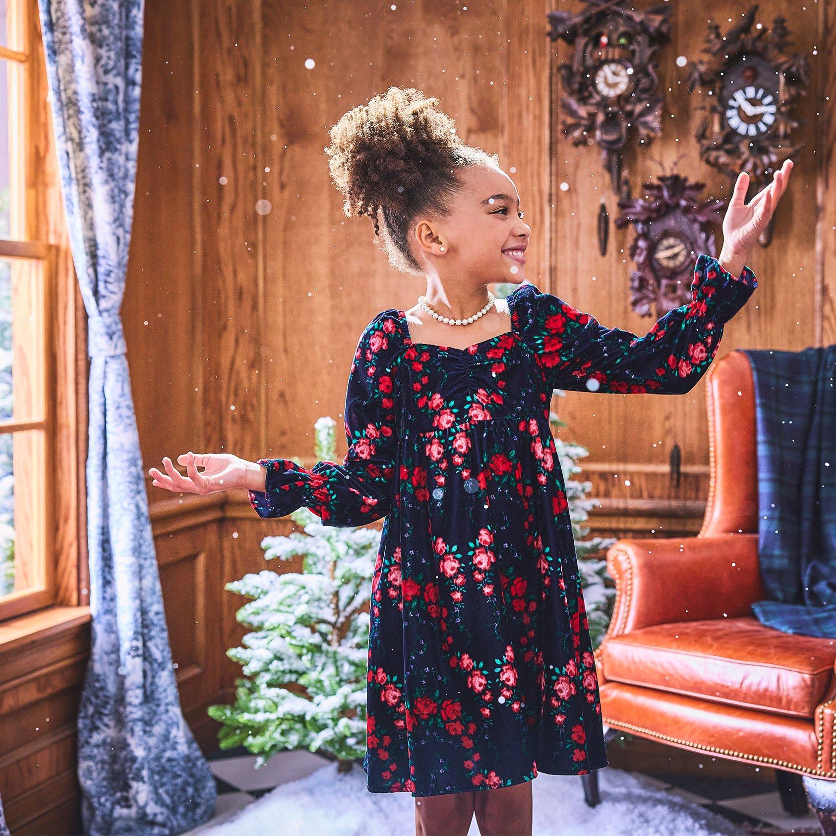 Rose Velvet Dress image number 2