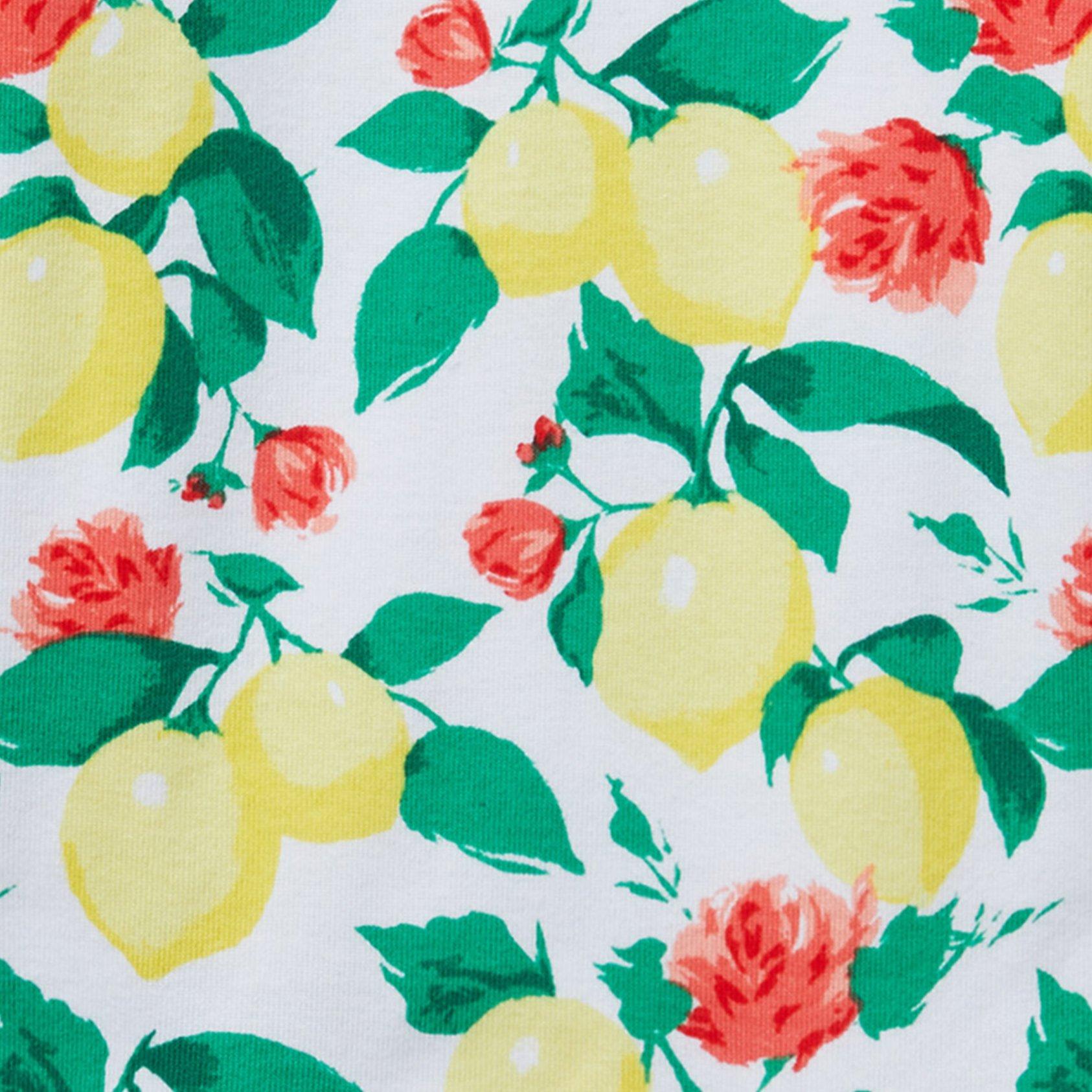 Baby Lemon Footed Zip Pajama