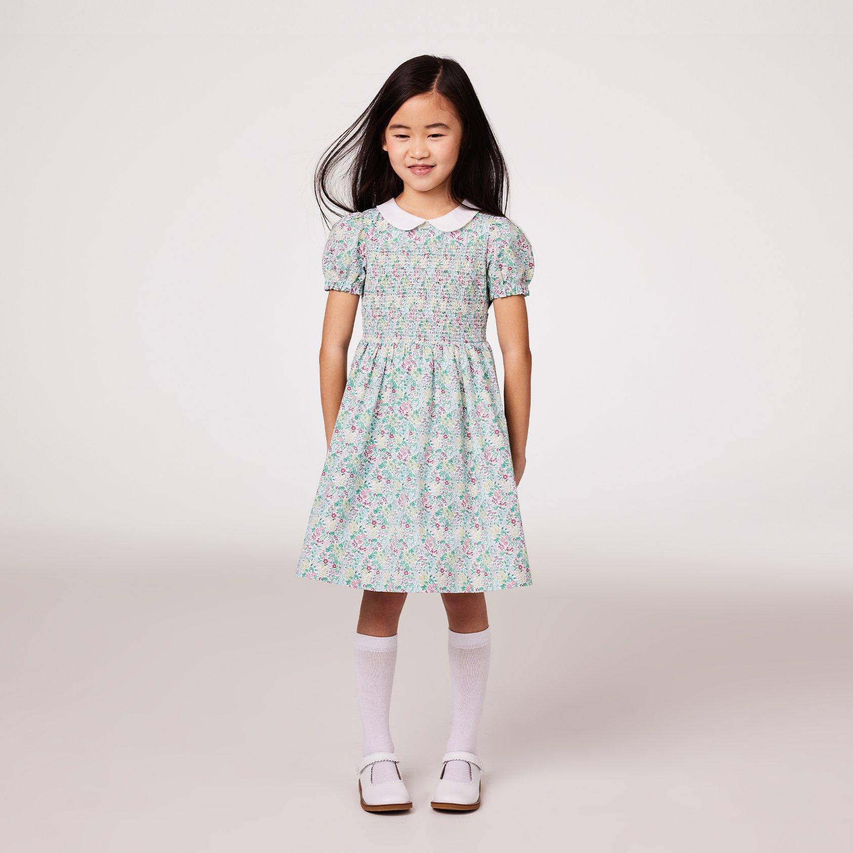 The Charlotte Floral Smocked Dress image number 0