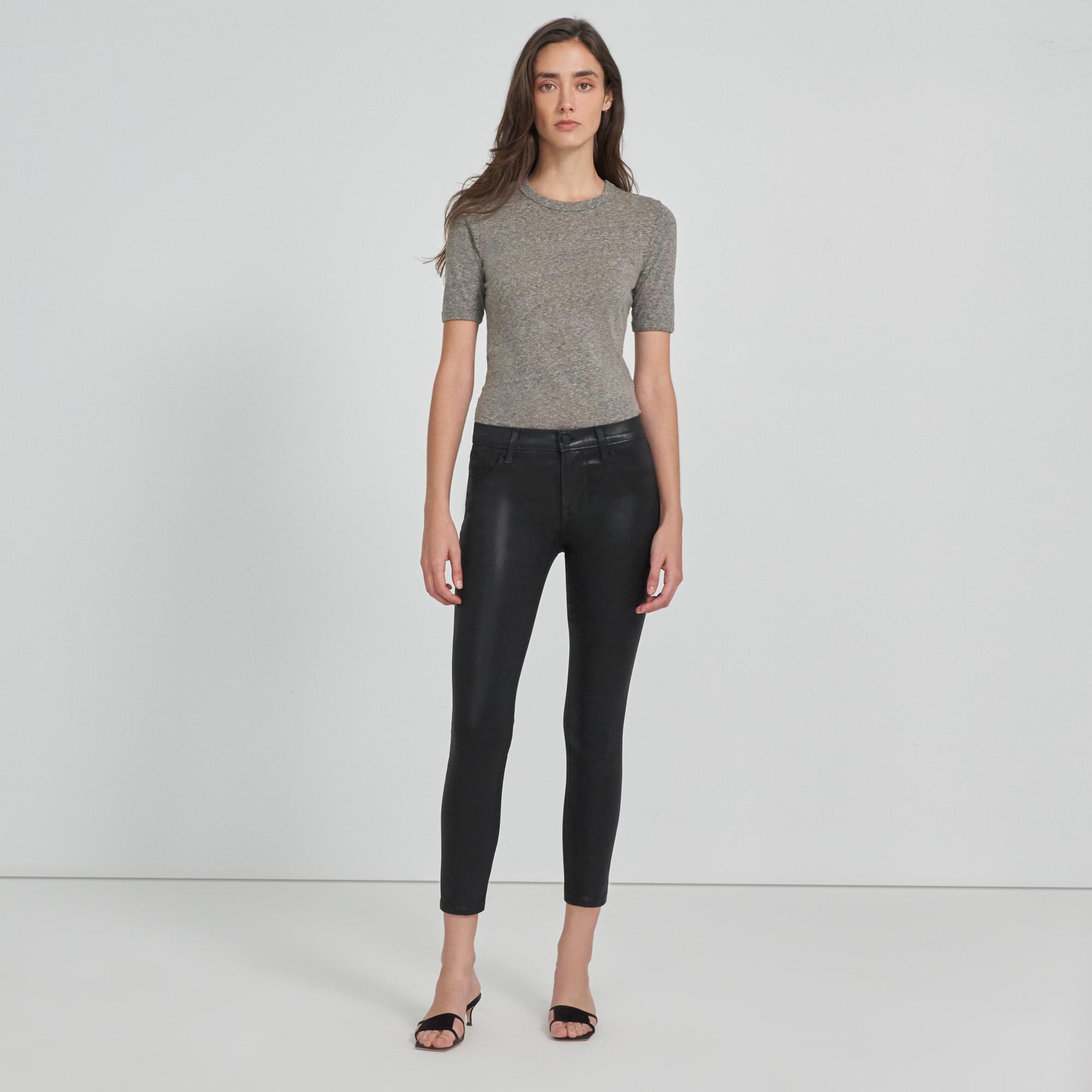 wax coated jeggings
