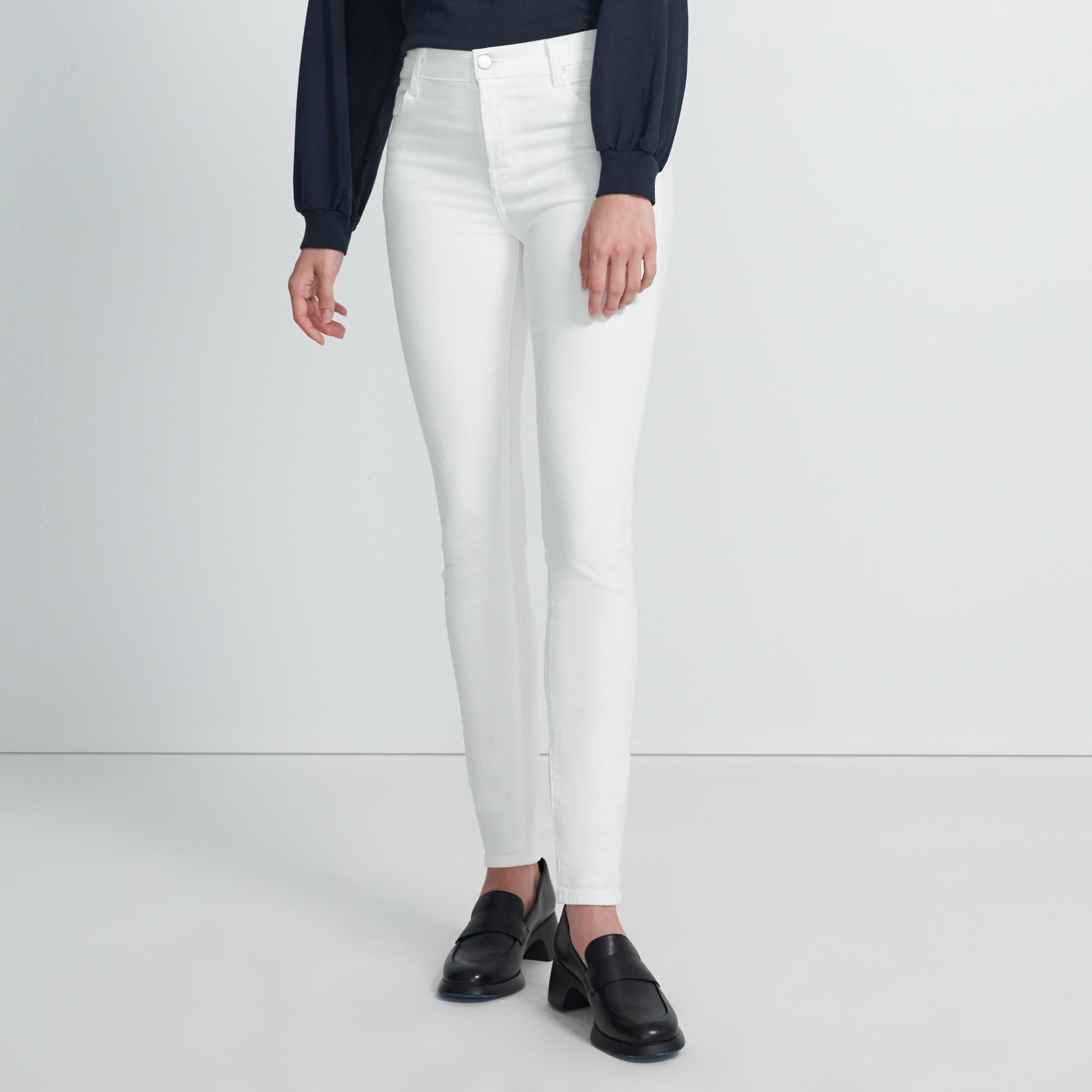 j brand maria high rise white