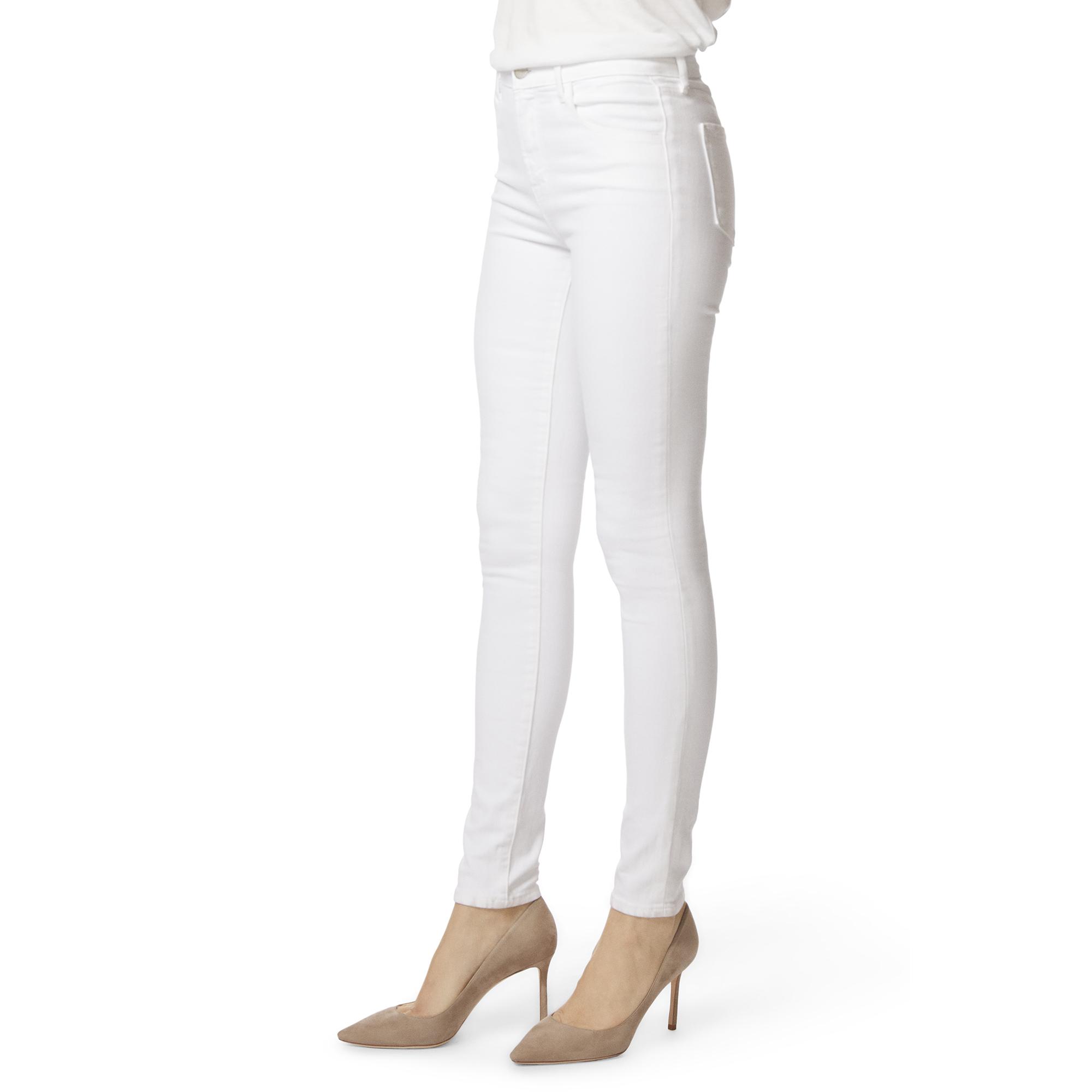 j brand maria high rise white