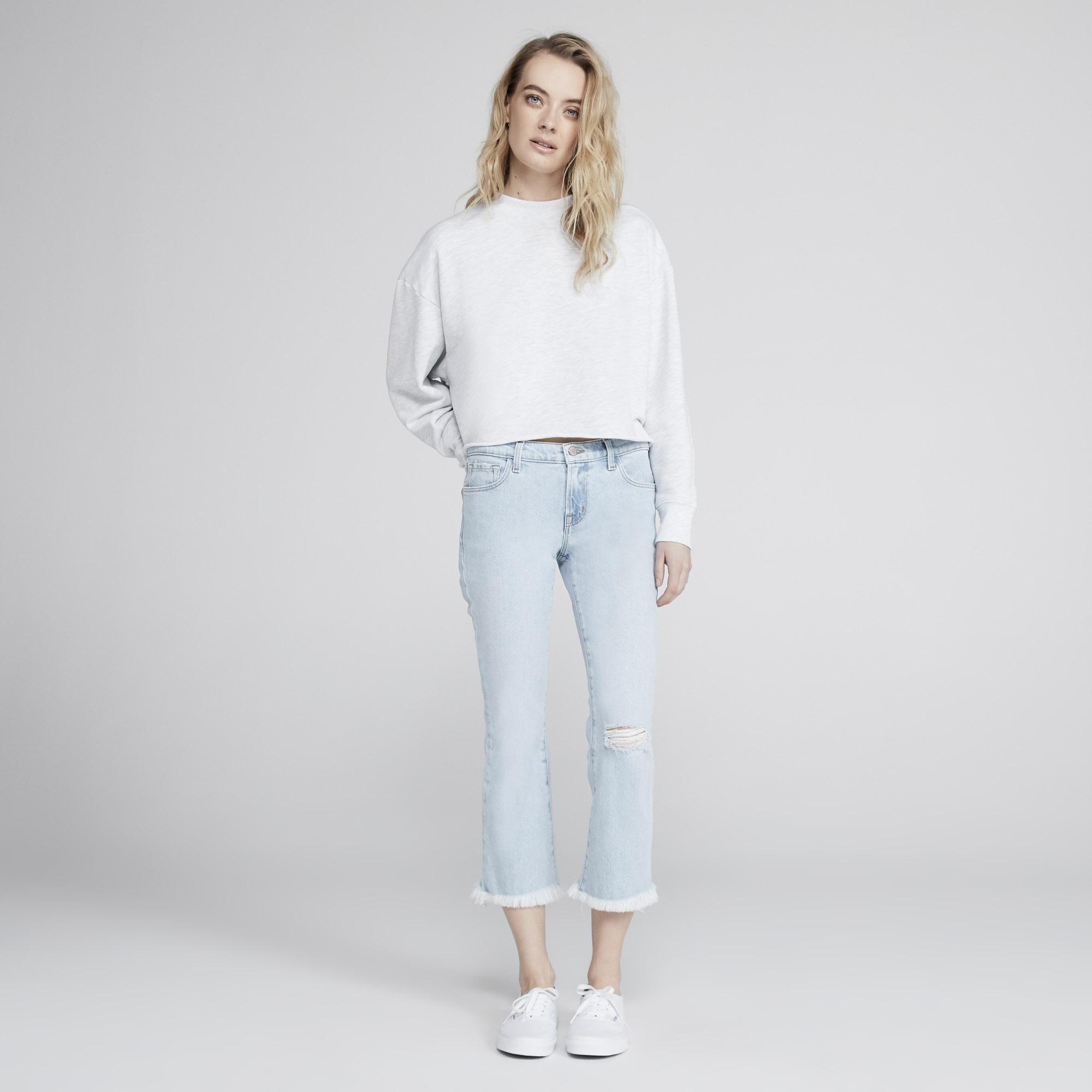 j brand selena cropped jeans