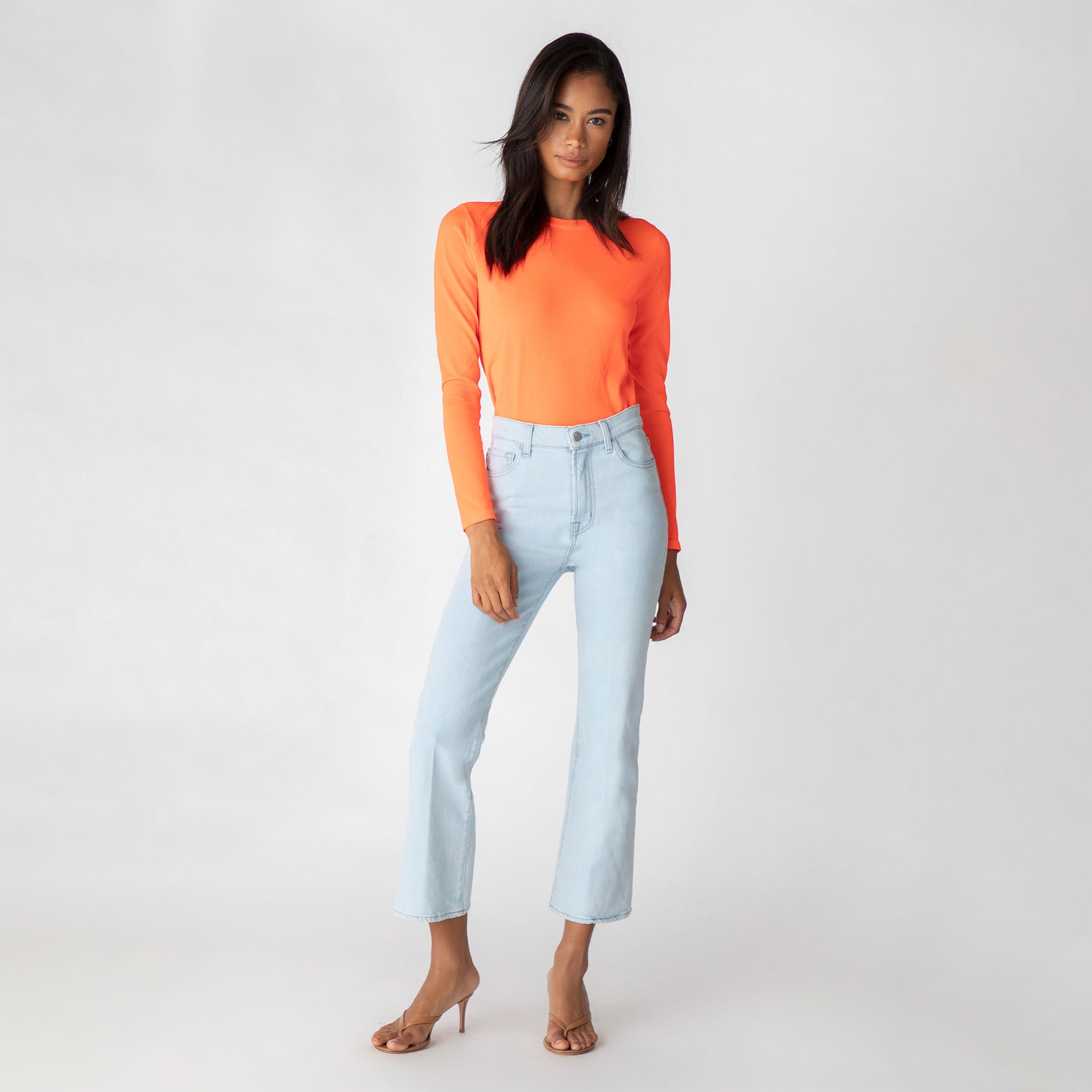 j brand high rise flare jeans