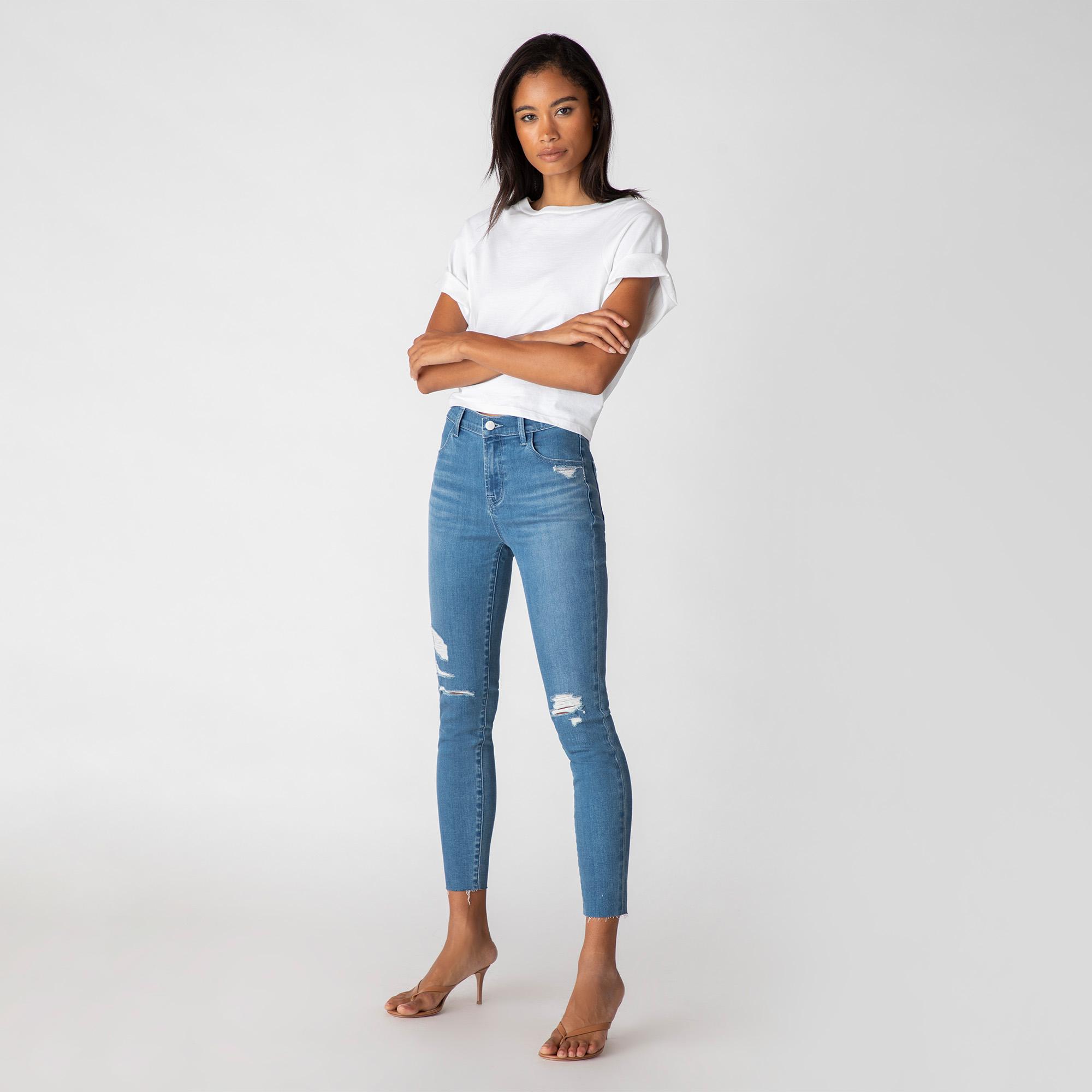 j brand alana high rise crop