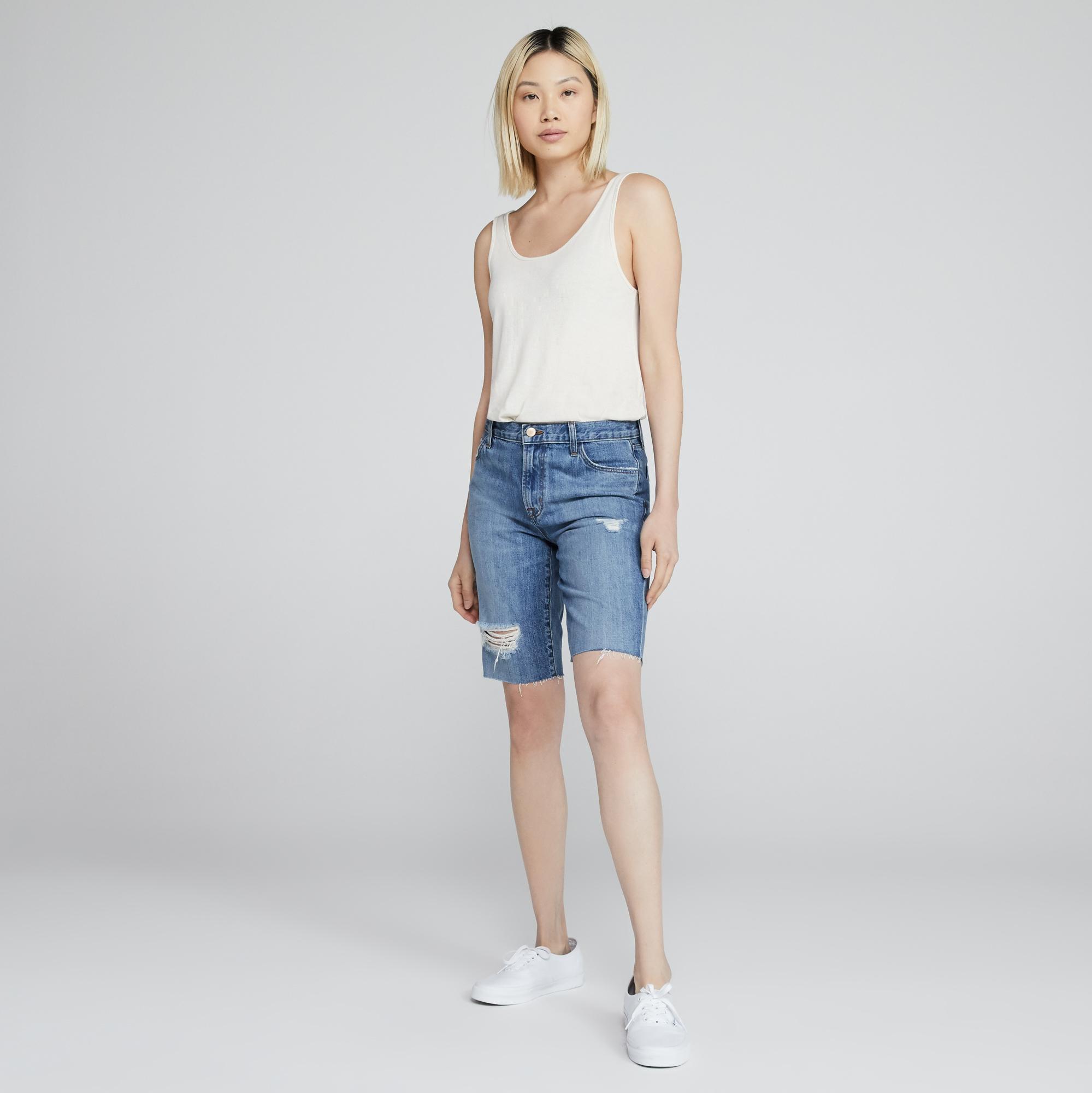 j brand denim jumpsuit