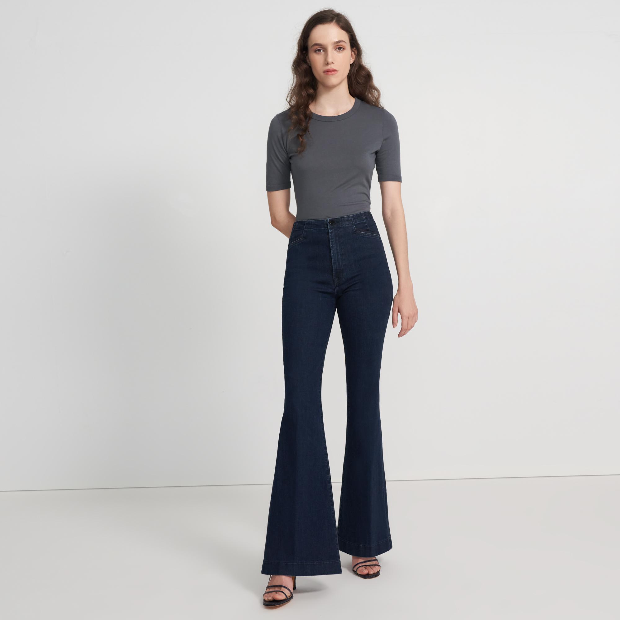 designer flare jeans