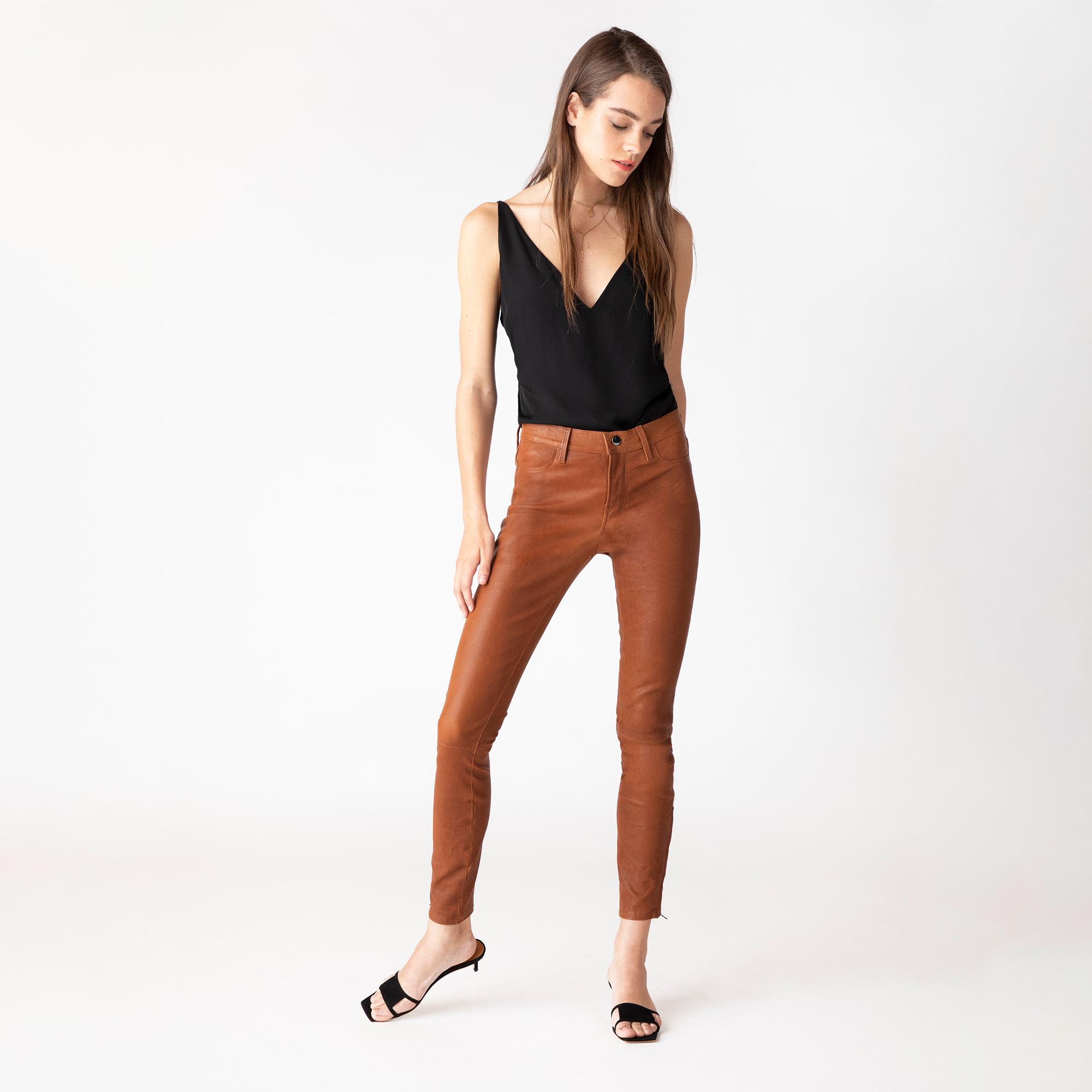 j brand leather skinny pants