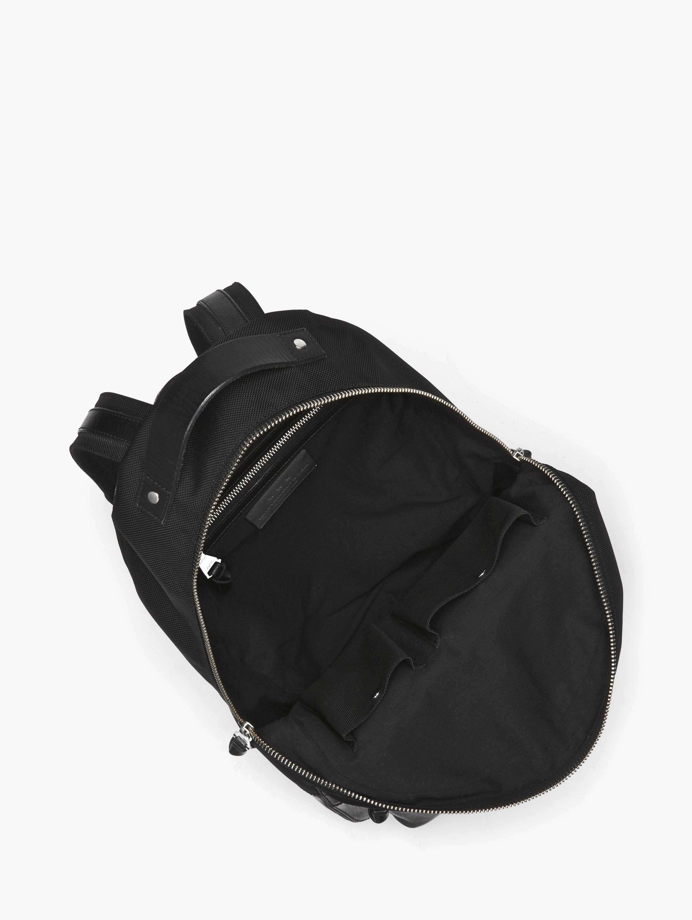 john varvatos leather backpack