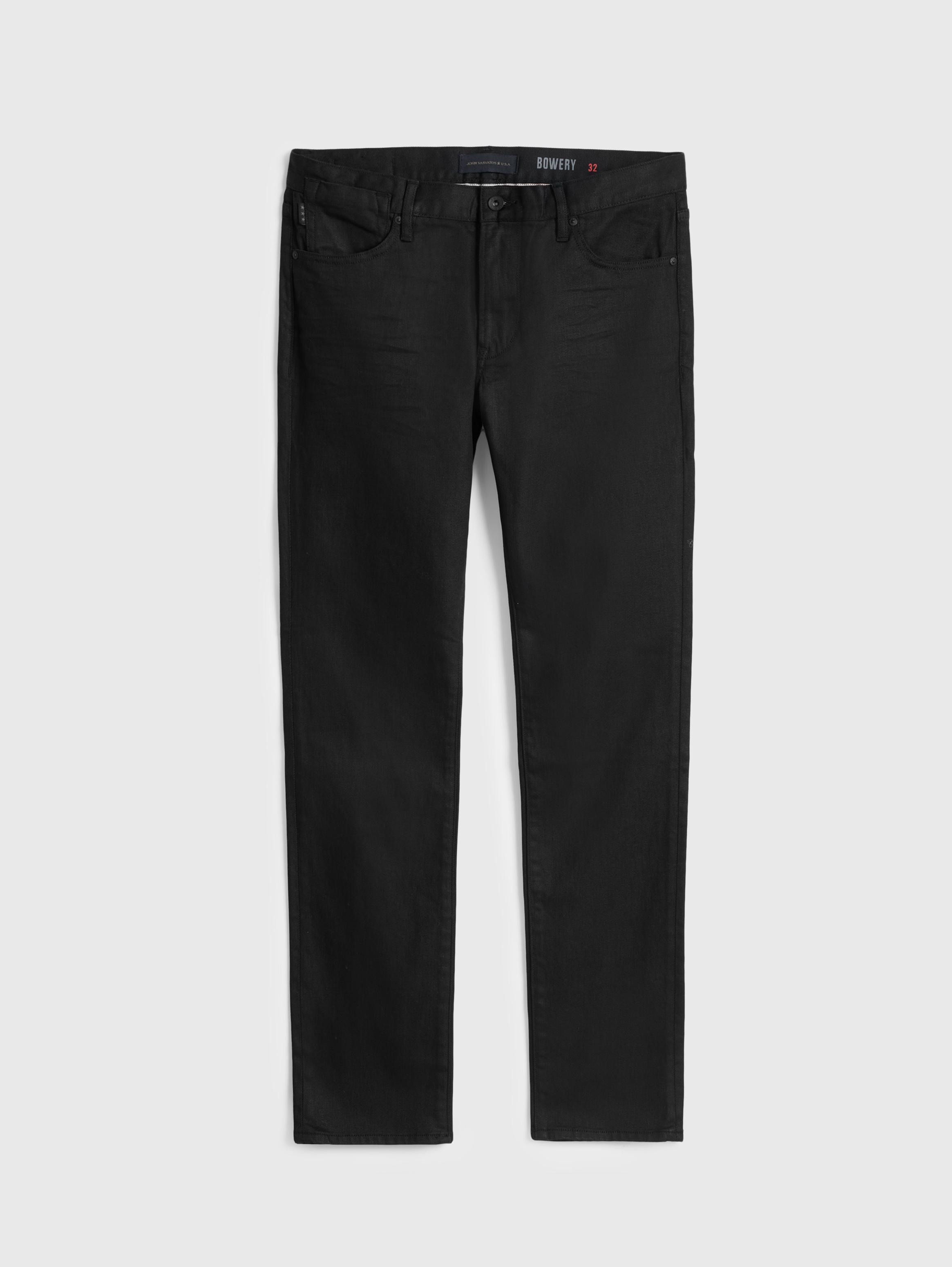 Men/'s John Varvatos Black Denim Wight Skinny Jeans Size 32 x 32 BLKD PF18