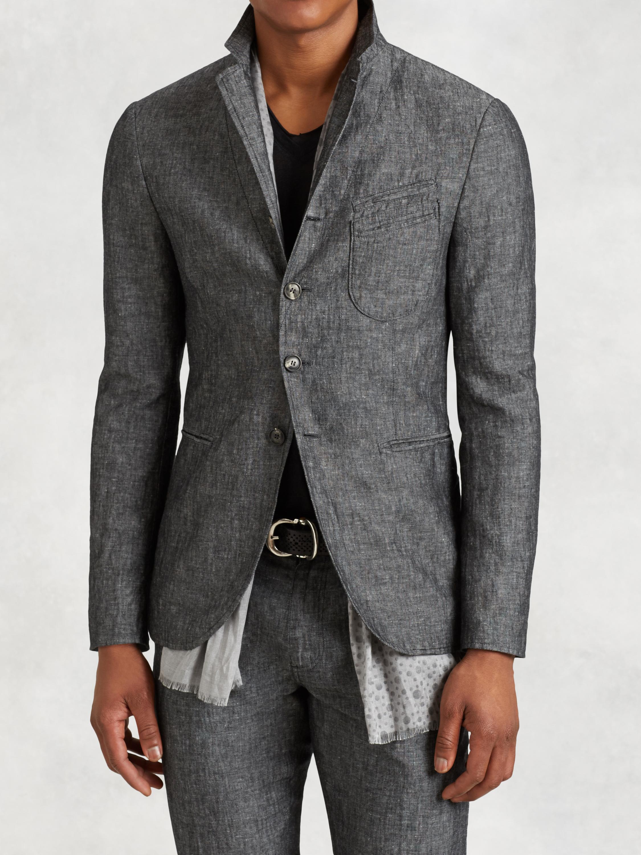 Cotton Linen Stitch Through Jacket