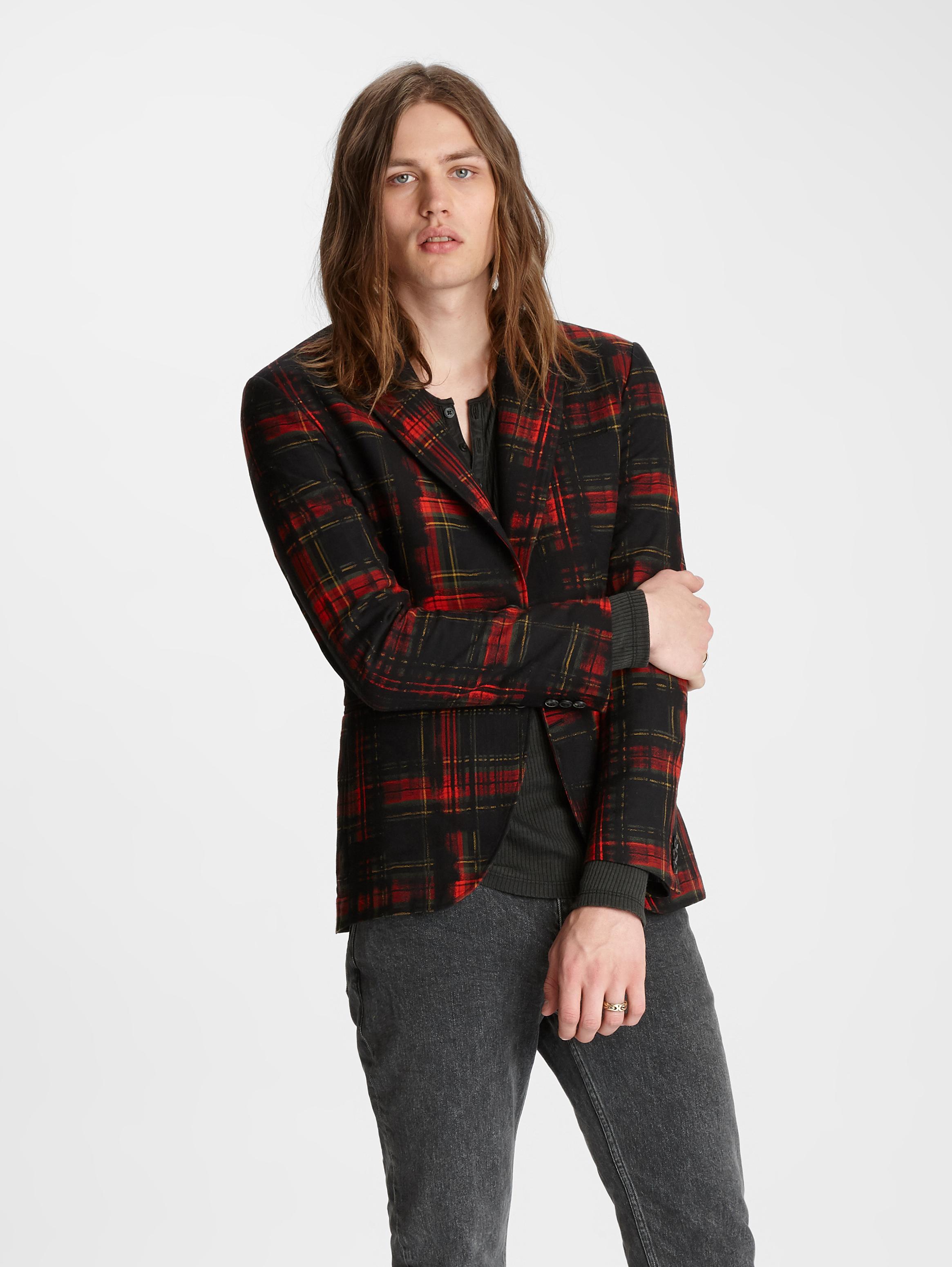 only plaid jacket