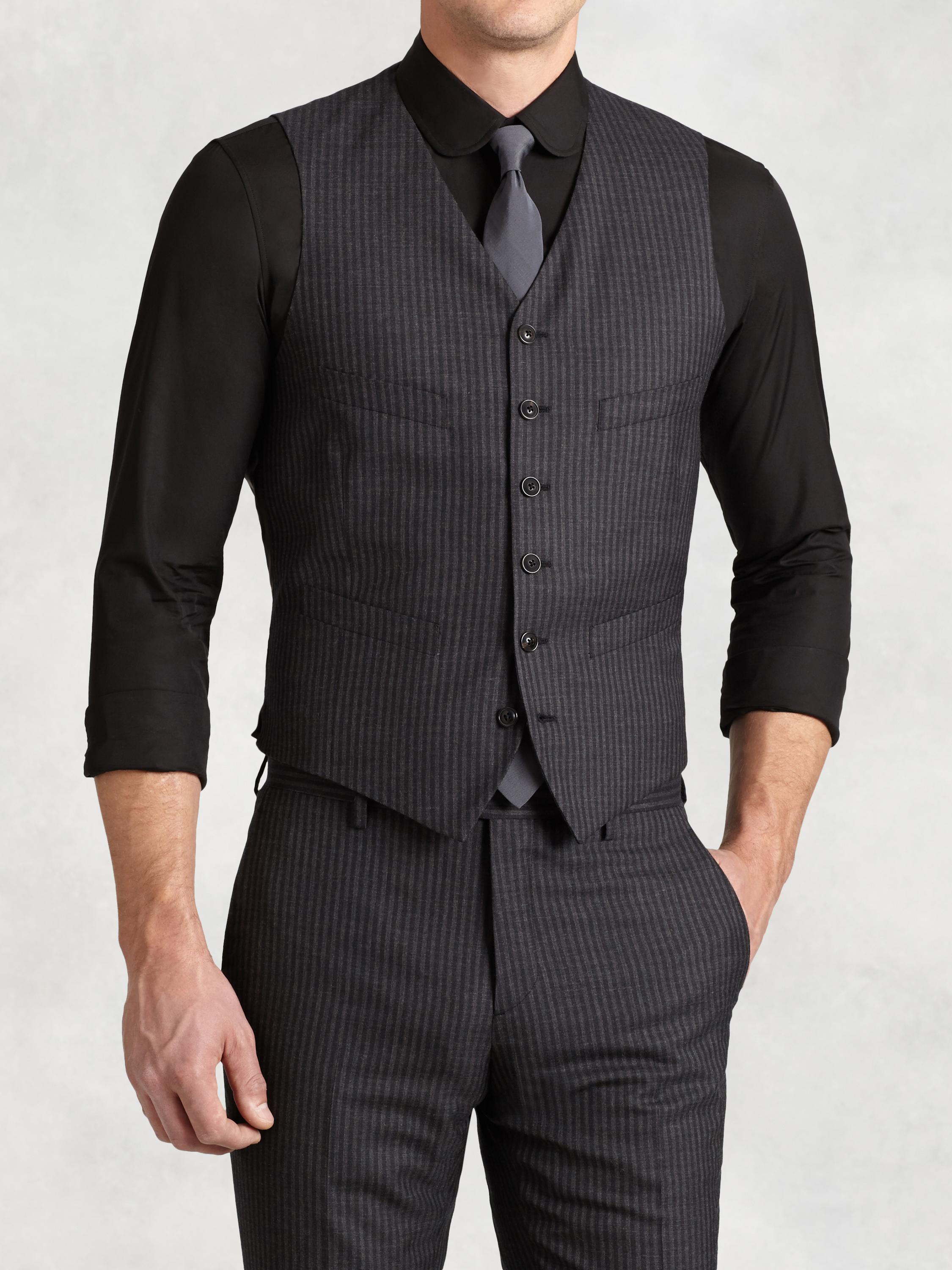 Wool Tailored Vest - John Varvatos