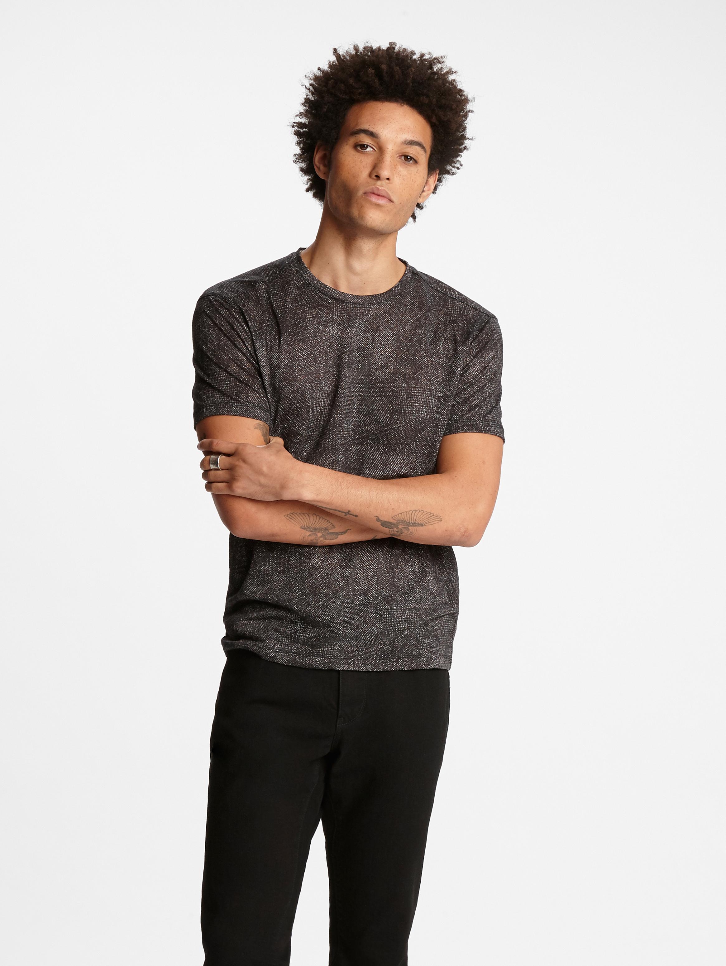 Houndstooth Tee - John Varvatos