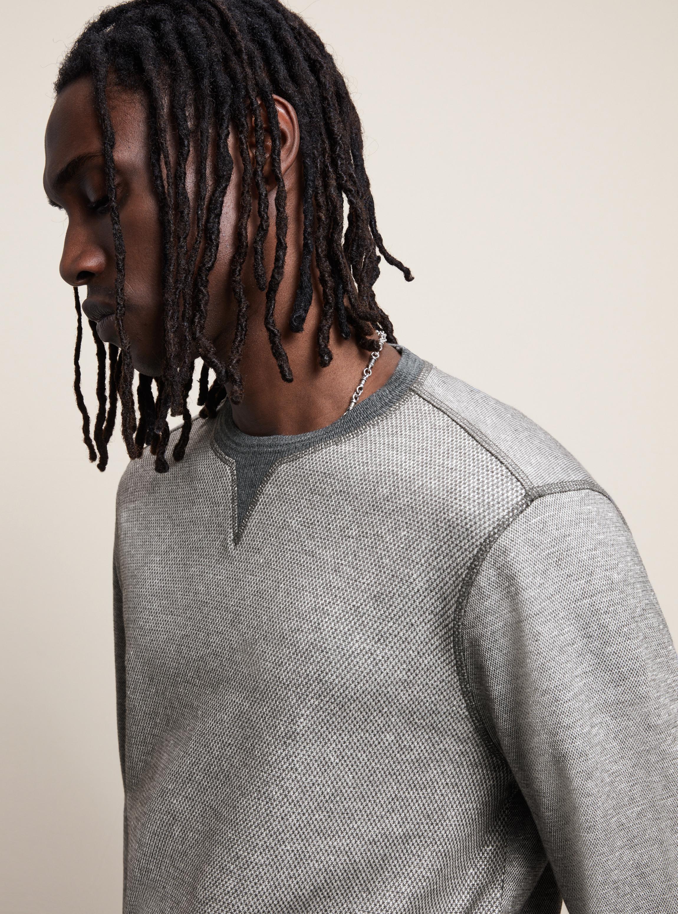 OTTOMAN RIB SWEATSHIRT - John Varvatos