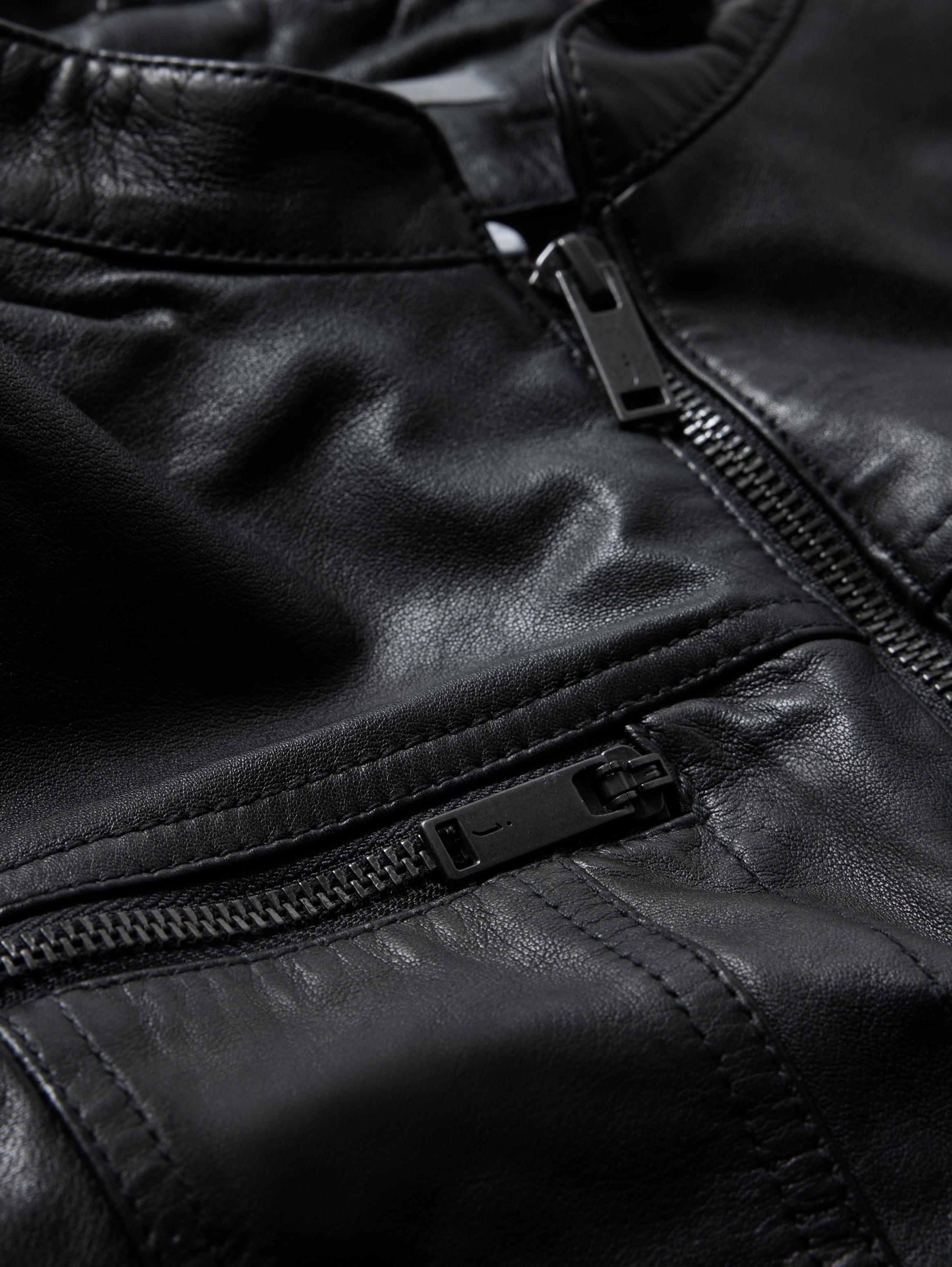 john varvatos leather shirt