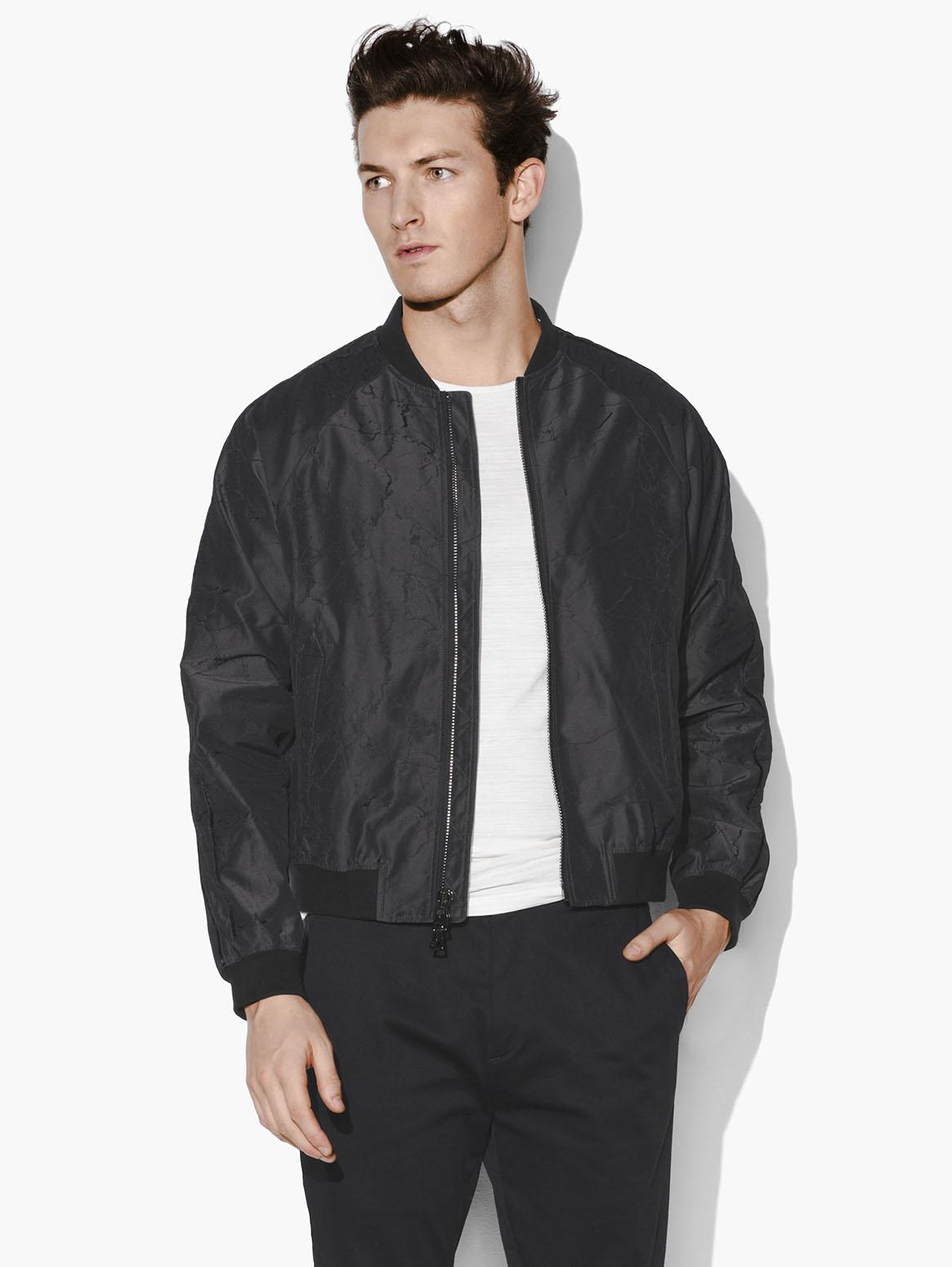 JACQUARD BOMBER JACKET - John Varvatos