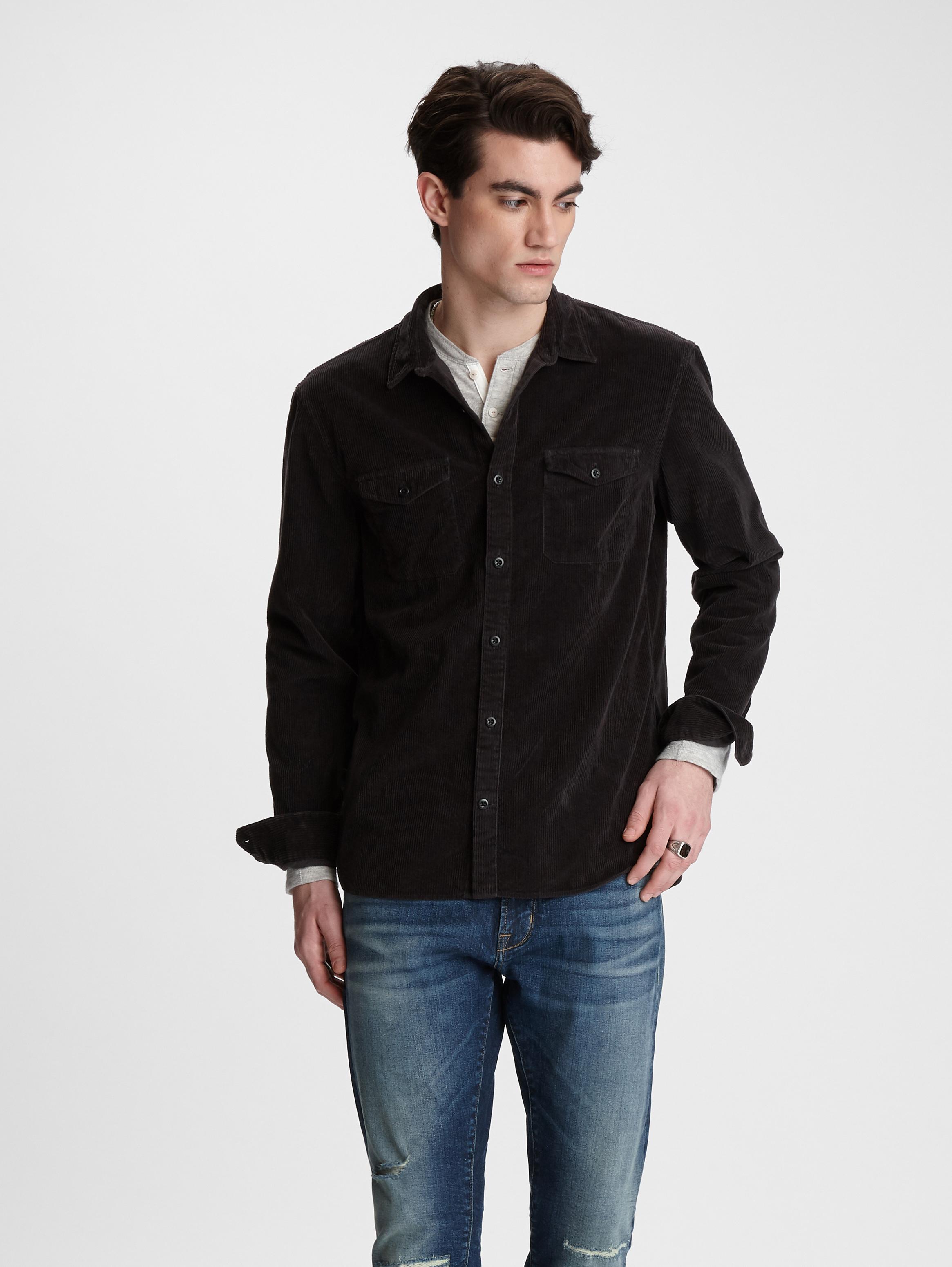 john varvatos western shirt