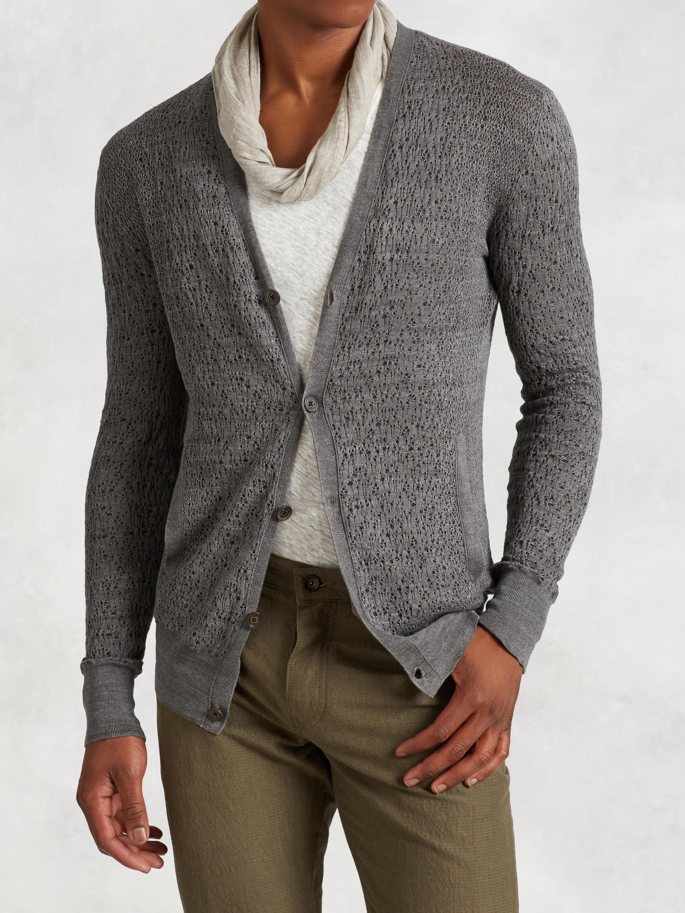 Linen Cotton Cardigan - John Varvatos