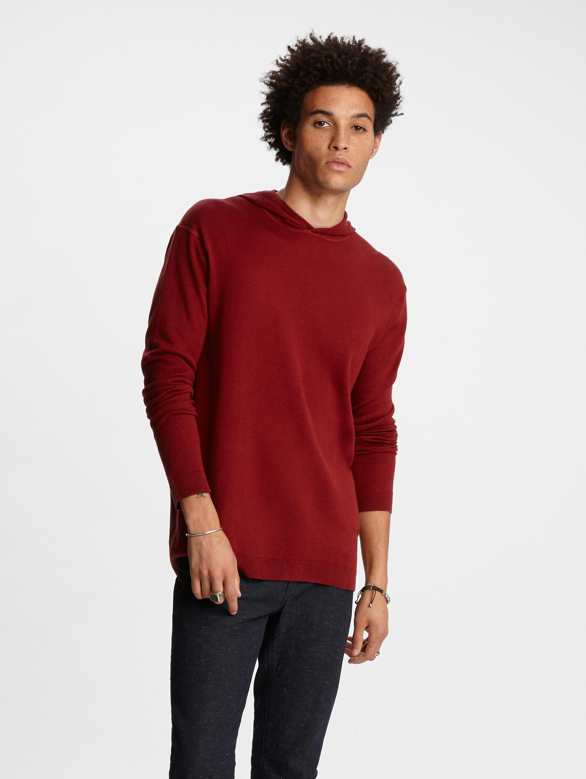 john varvatos cashmere hoodie