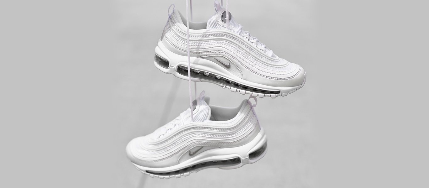 Air max 97 bianche e outlet argento