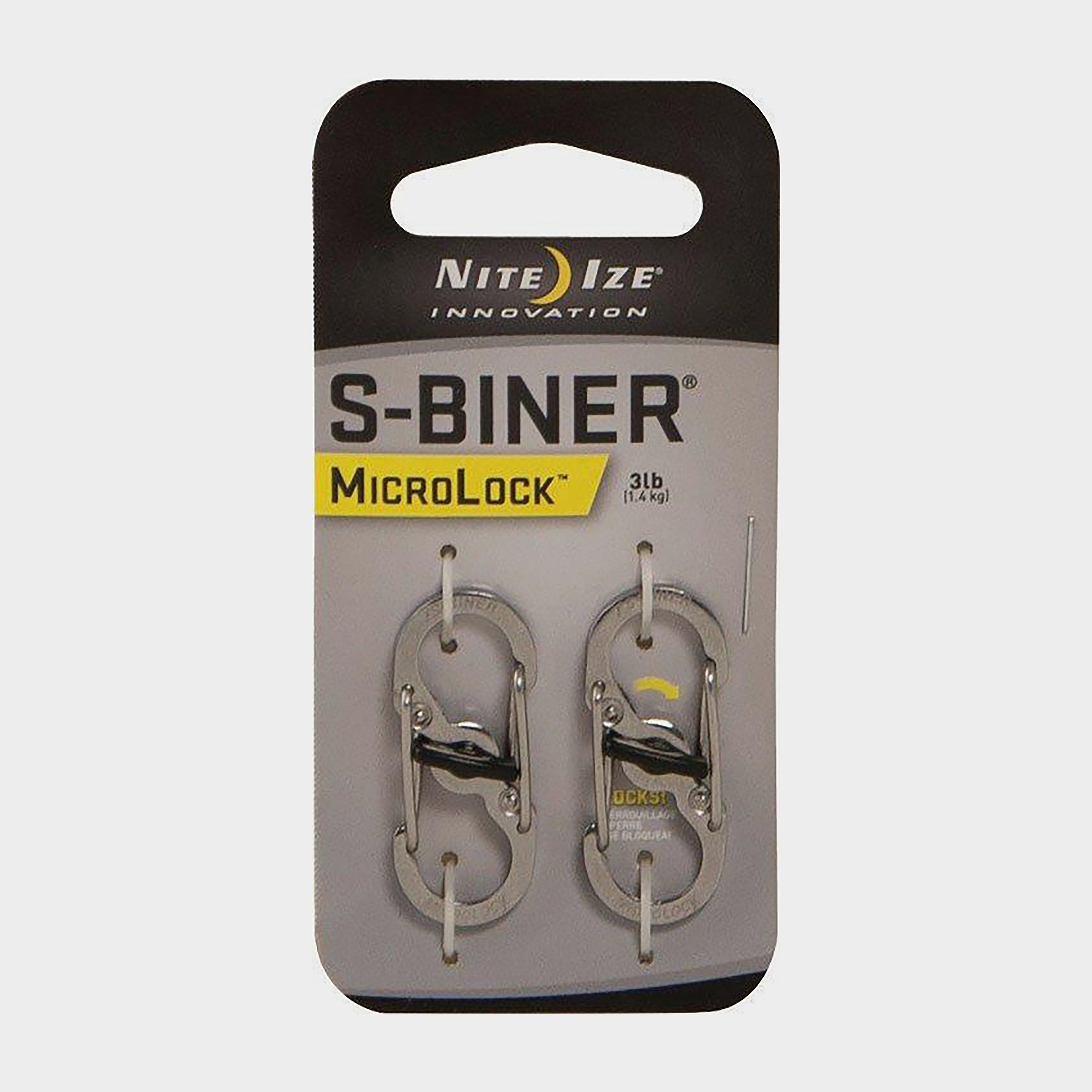 Image of Niteize S-Biner Microlock (Black) - Slv/Slv, SLV/SLV