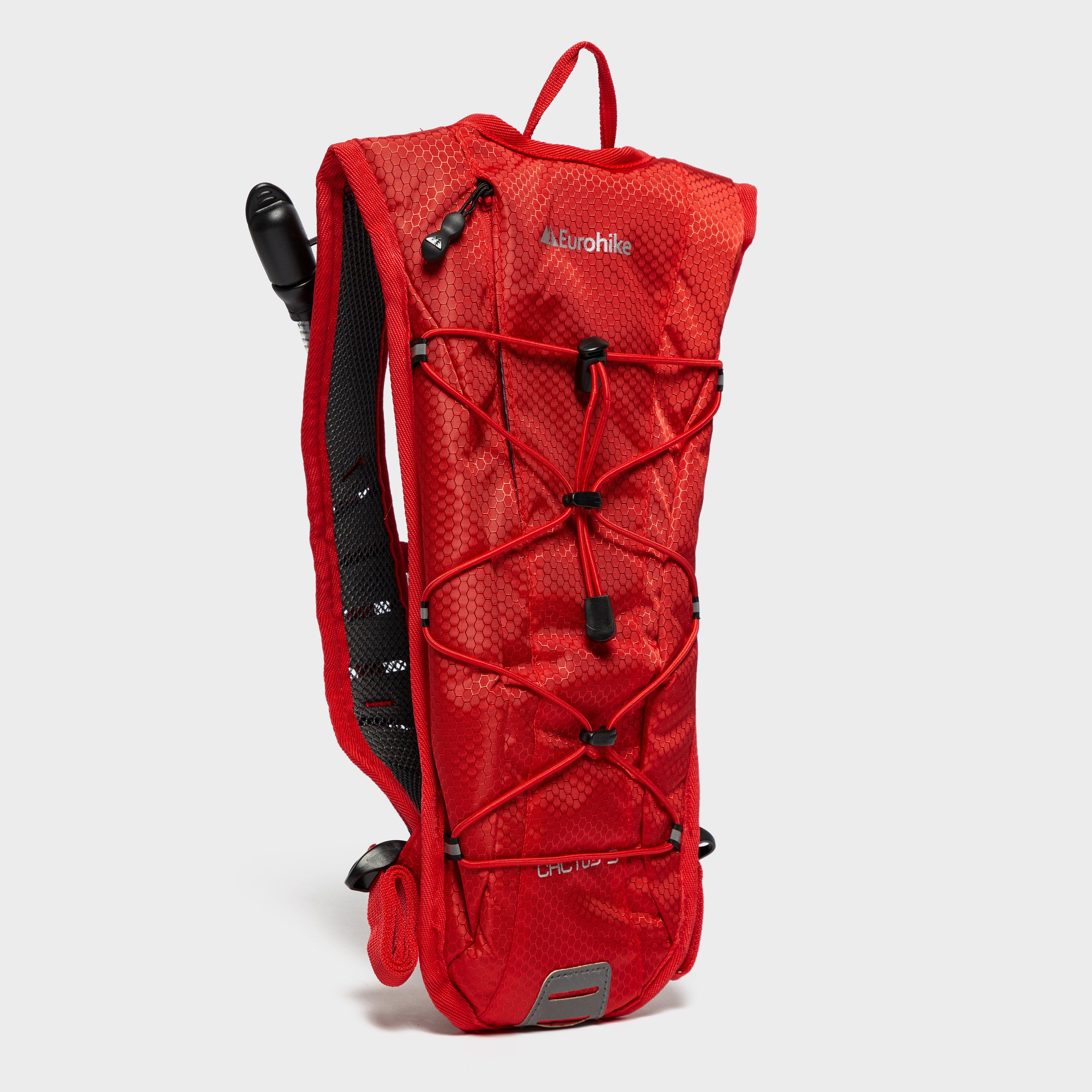 Image of Eurohike Cactus 3L Hydration Pack - Red/Red, RED/RED