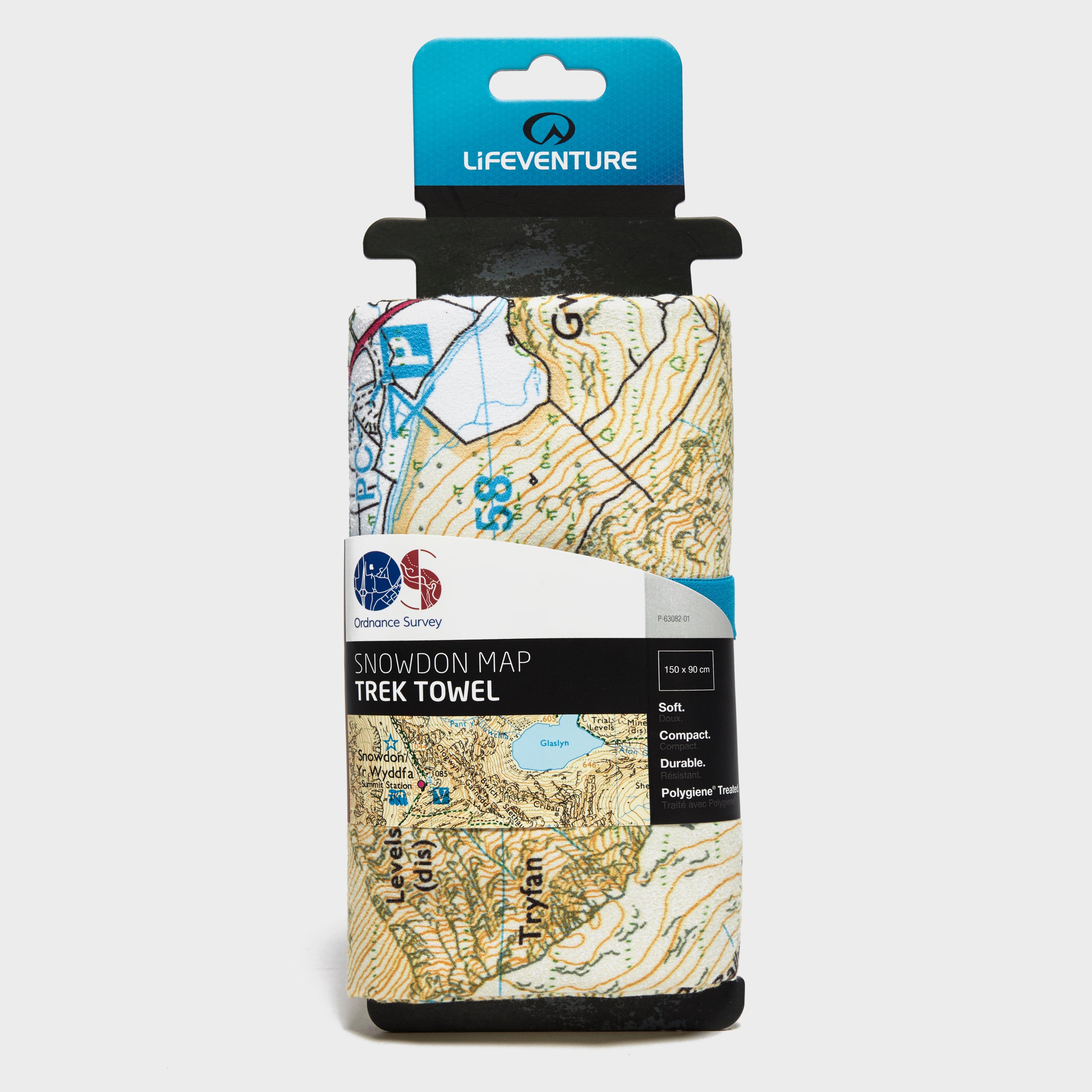 Lifeventure Lifeventure Giant Travel Towel (OS Snowdon Print) - N/A, N/A Lifeventure Lifeventure Giant Travel Towel (OS Snowdon Print) - N/A, N/A