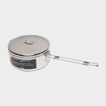 Silver|STAINLESS STEEL MSR Alpine Stowaway Pot - 16L