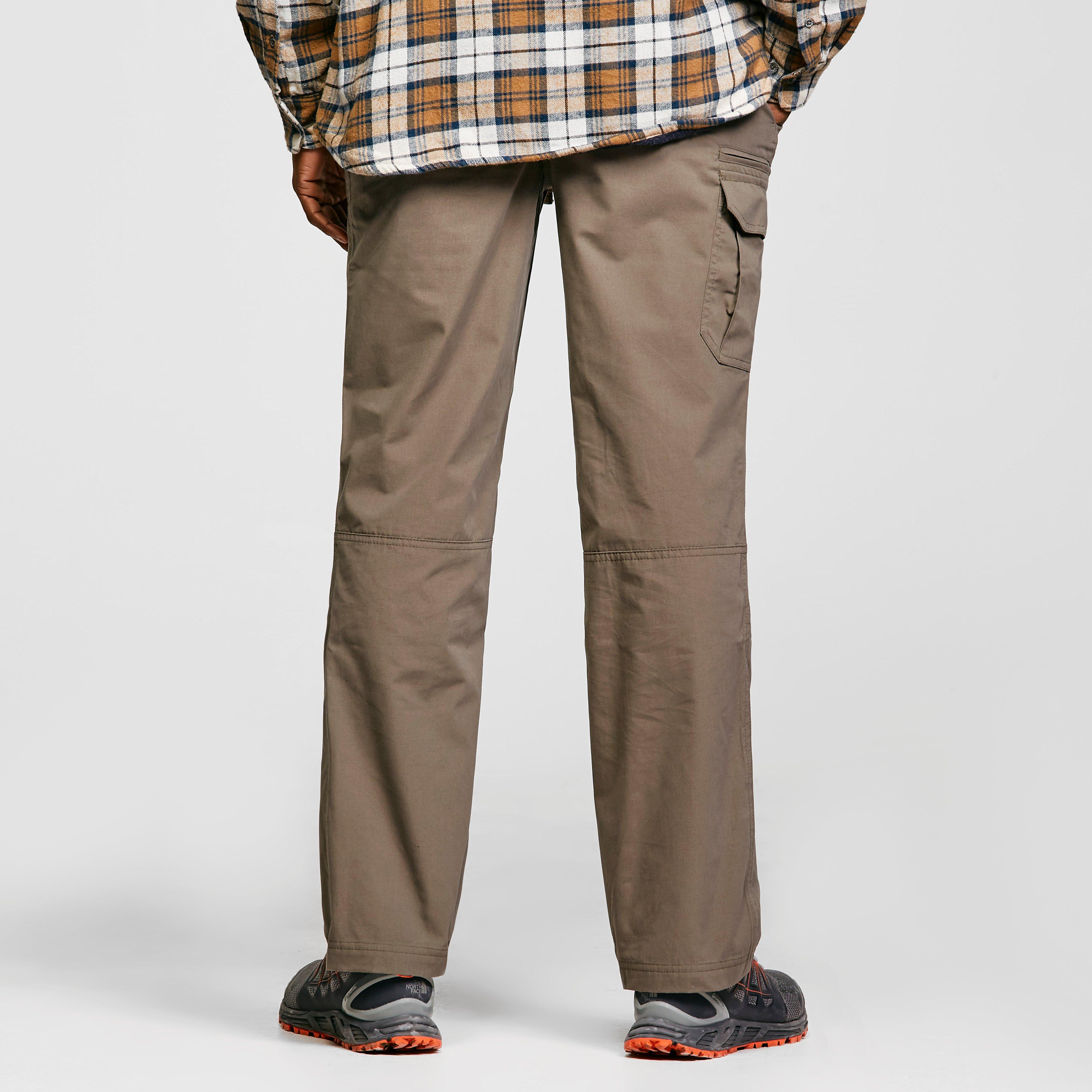 beige walking trousers