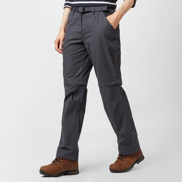 Grey|Grey Brasher Women’s Zip-Off Trousers image 1