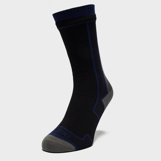 Grey Sealskinz Thin Mid Length Sock image 1