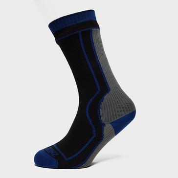 Grey|Grey Sealskinz Thick-Weight Mid-Length Socks